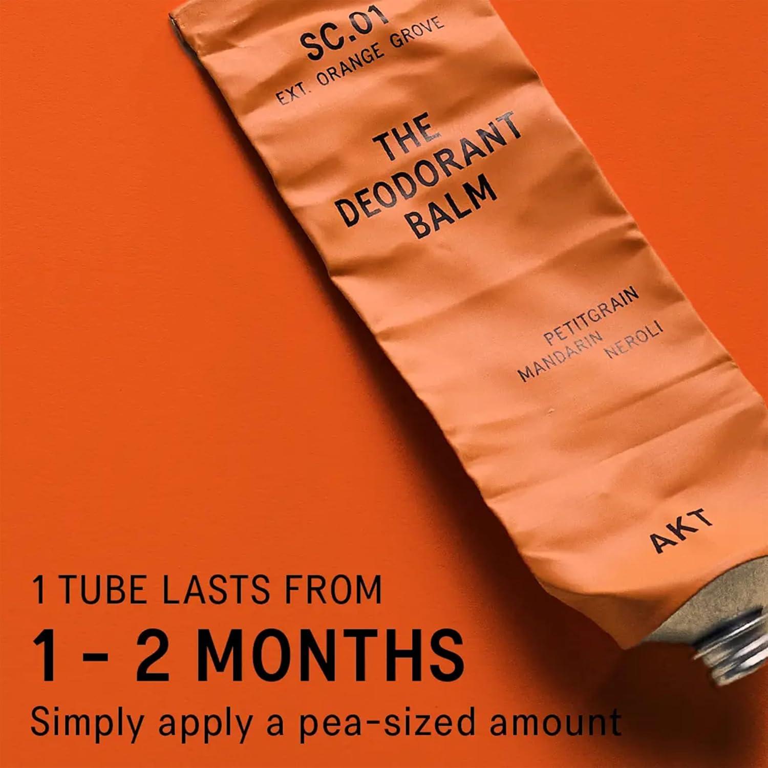 Bálsamo Desodorante Natural AKT 70g Sin Aluminio Naranja Grove