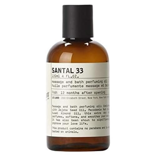 Aceite Perfumado para Masaje y Baño Le Labo Santal 33 118 ml