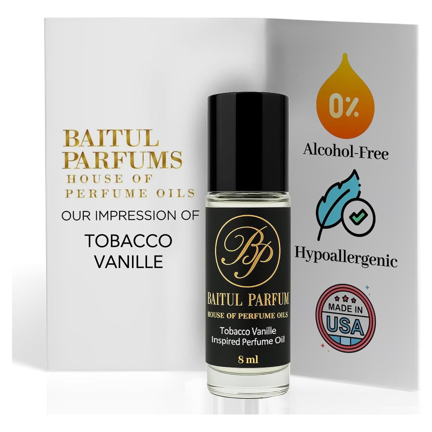Aceite de Perfume Sin Alcohol Baitul Parfum 8ml Viaje