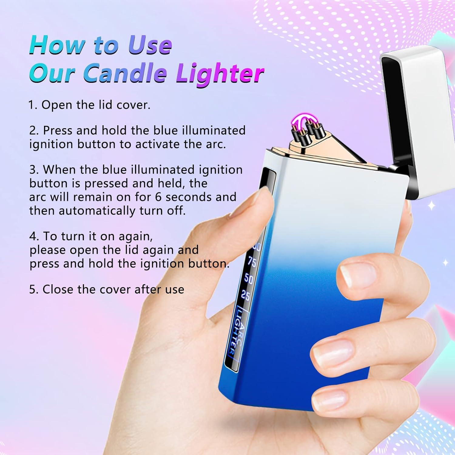 Encendedor Electrónico TIKIUKI Doble Arco Recargable USB