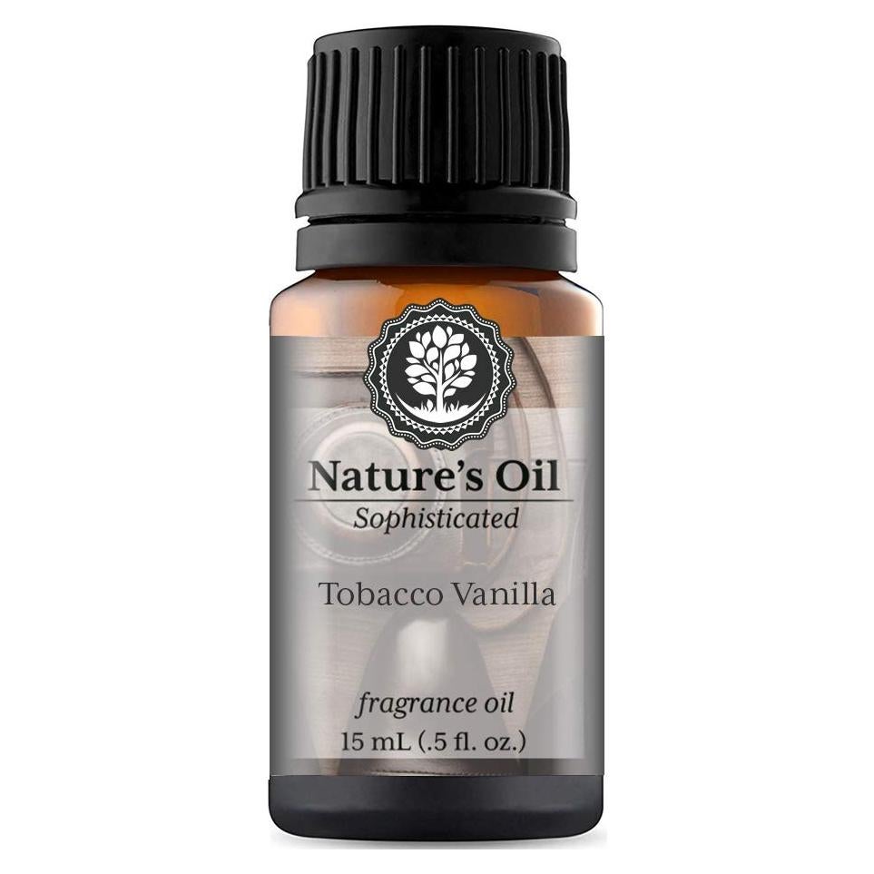 Aceite de Fragancia Premium Nature's Oil Tabaco y Vainilla 15ml