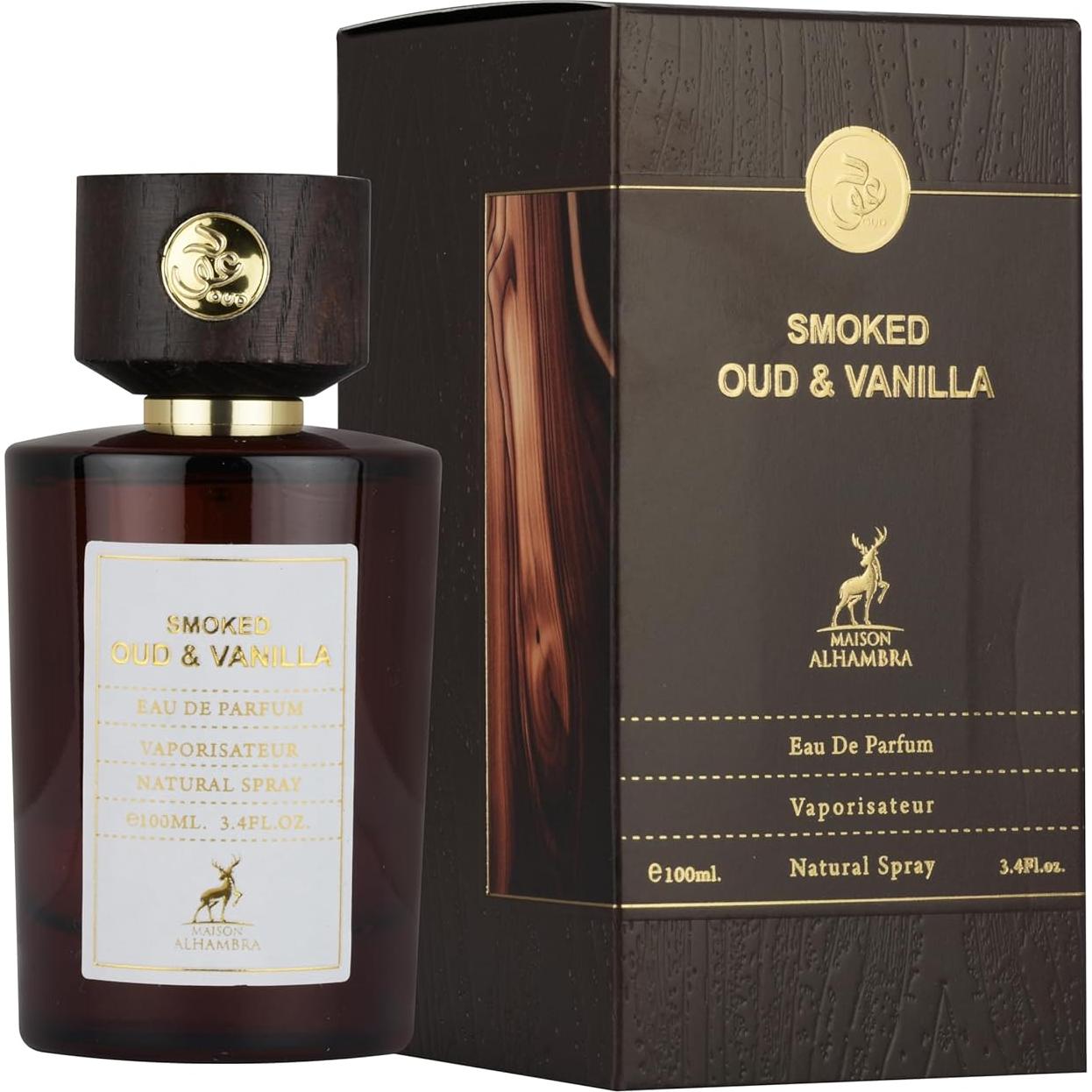 Eau de Parfum Unisex Maison Alhambra Oud Ahumado y Vainilla 100 ml