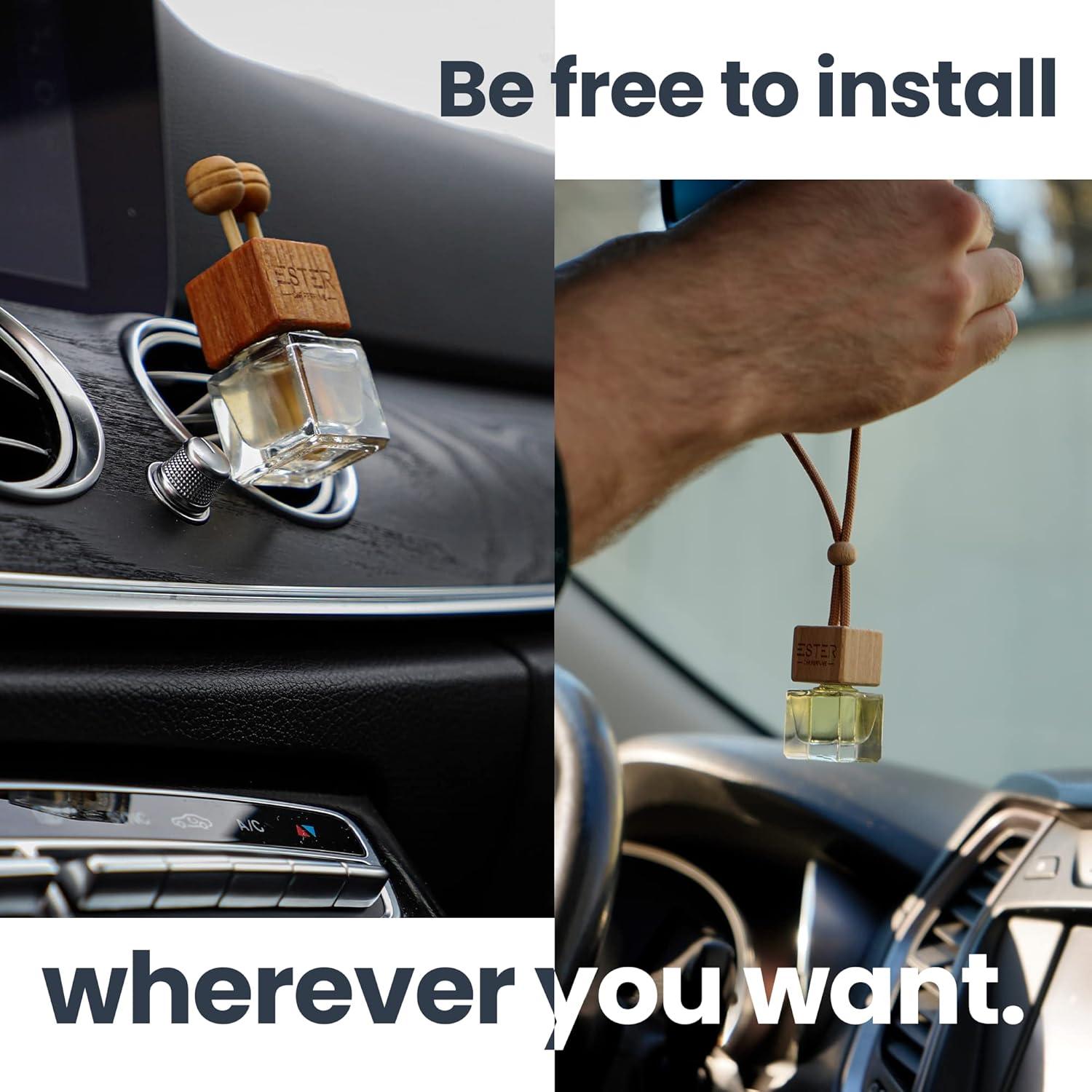 Ambientador de Auto Ester - Perfume de Lujo Tabaco Dulce 30 ml