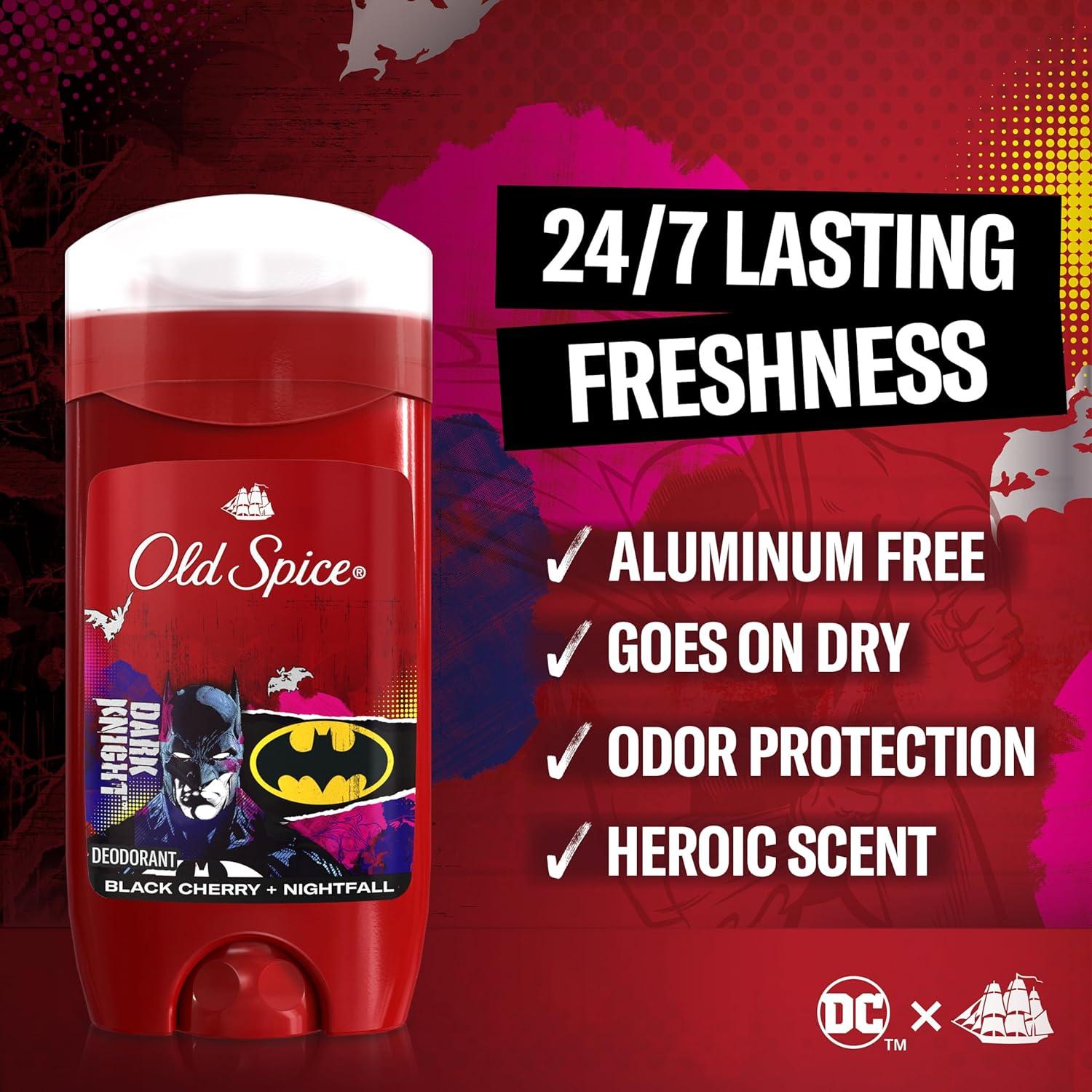 Desodorante Sin Aluminio Old Spice Batman 85g - Frescura 24/7