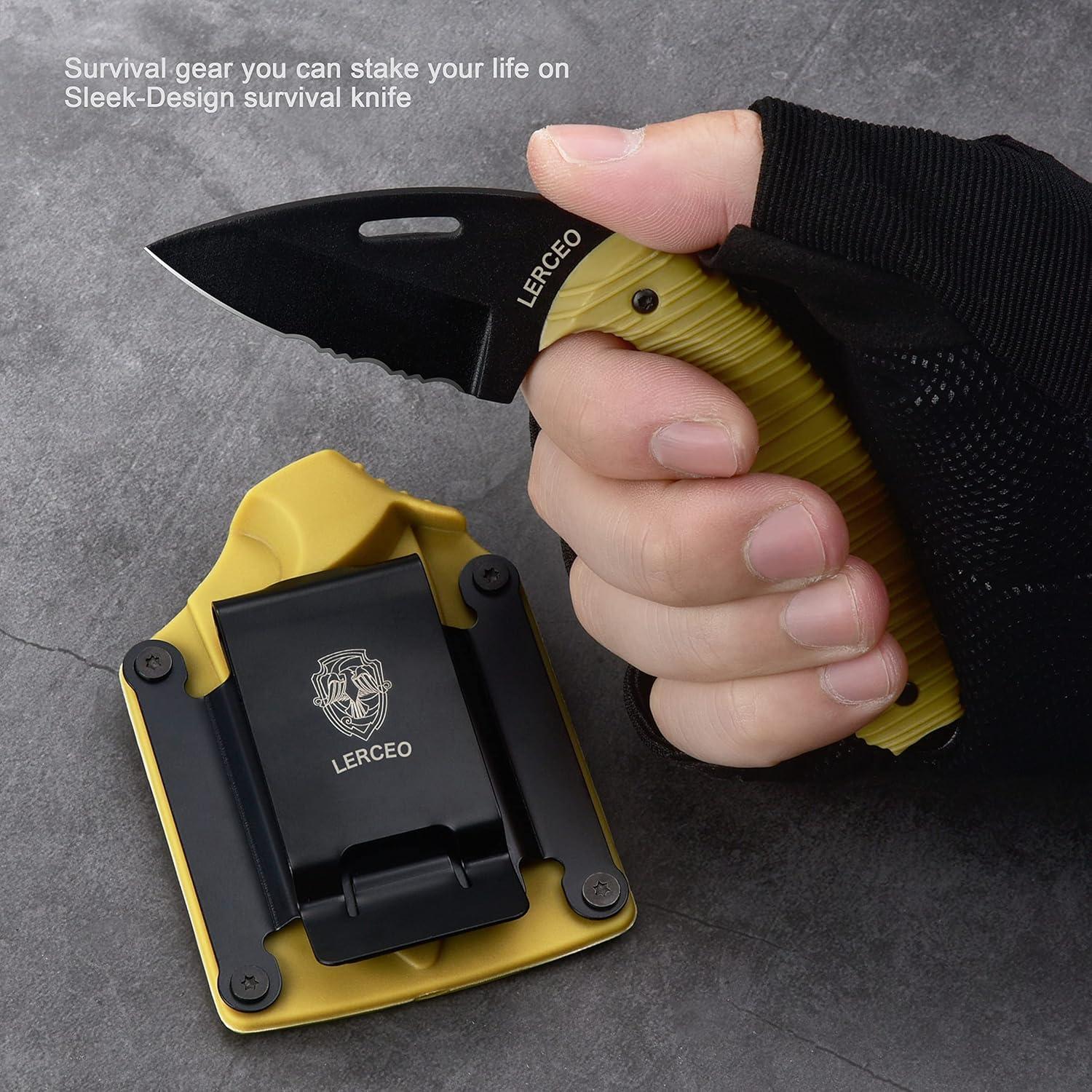 Cuchillo de Hoja Fija LERCEO TDI 15 cm Acero Inoxidable