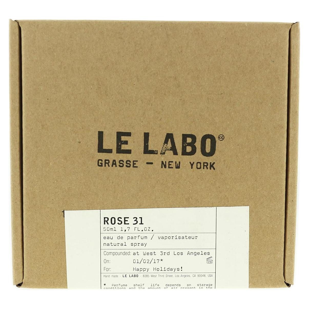 Le Labo Rosa 31 Eau De Parfum 50ml - Fragancia Unisex
