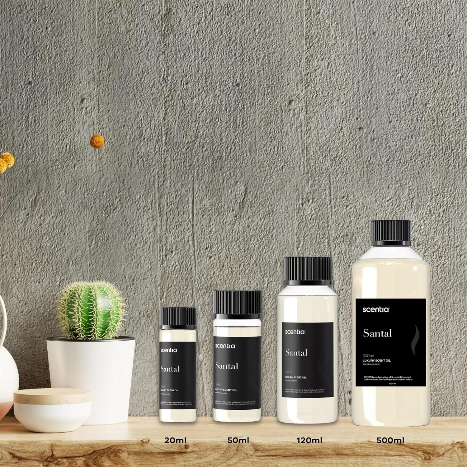 Aceite Difusor de Santal 50ml Scentia - Aroma Duradero