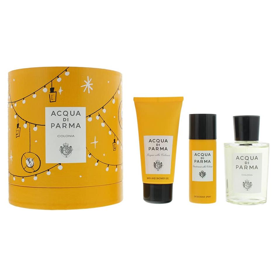 Set de Fragancia Acqua Di Parma Colonia Unisex 3 Piezas 100ml