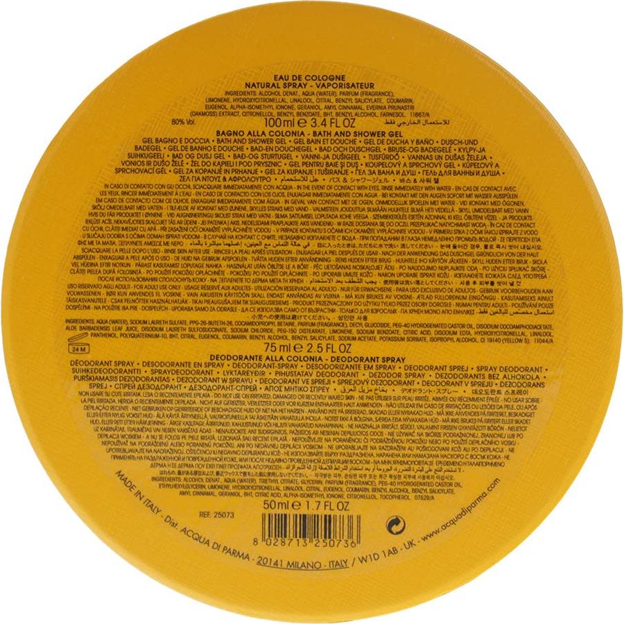 Set de Fragancia Acqua Di Parma Colonia Unisex 3 Piezas 100ml