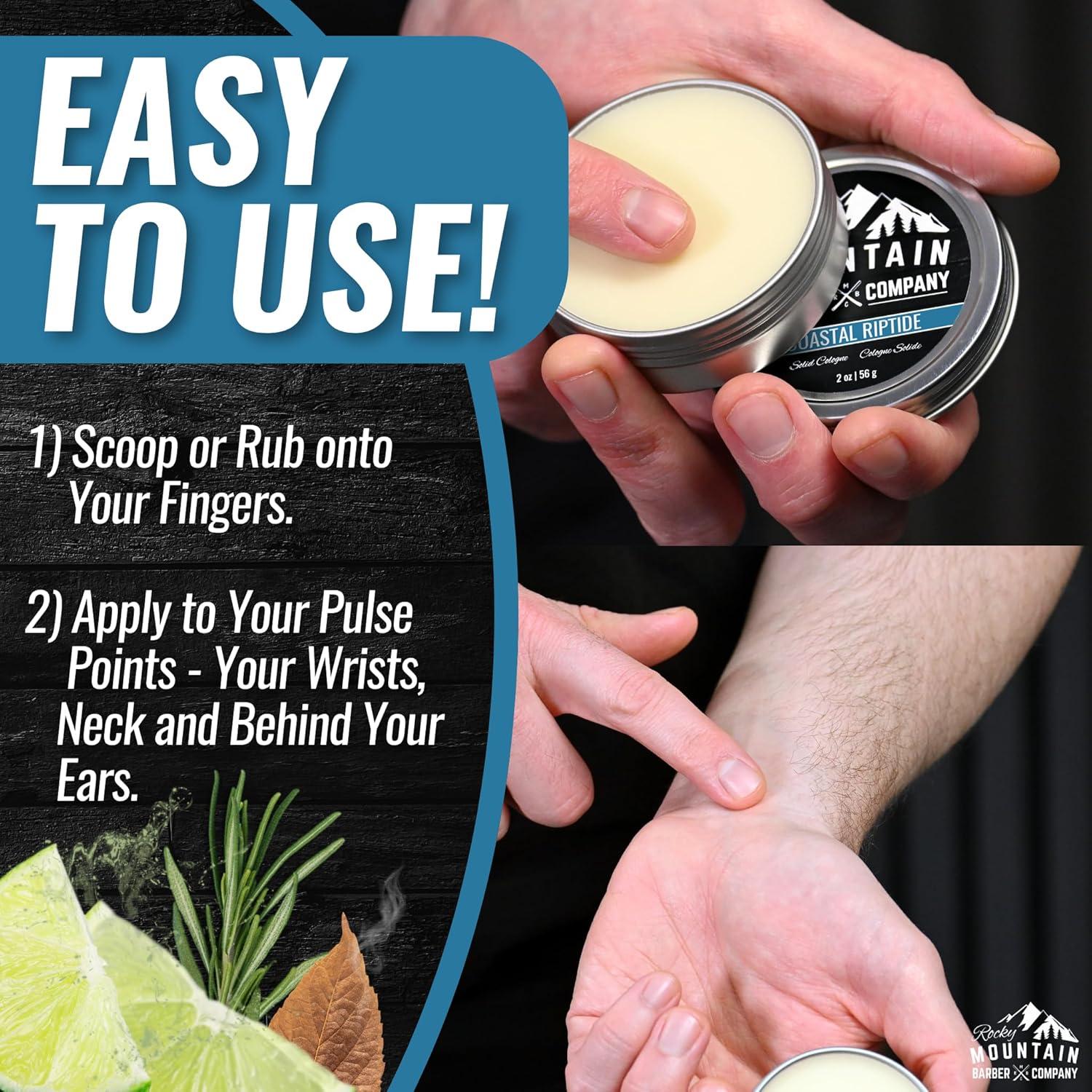 Colonia Sólida para Hombres Rocky Mountain - Corriente Costera 56.7g