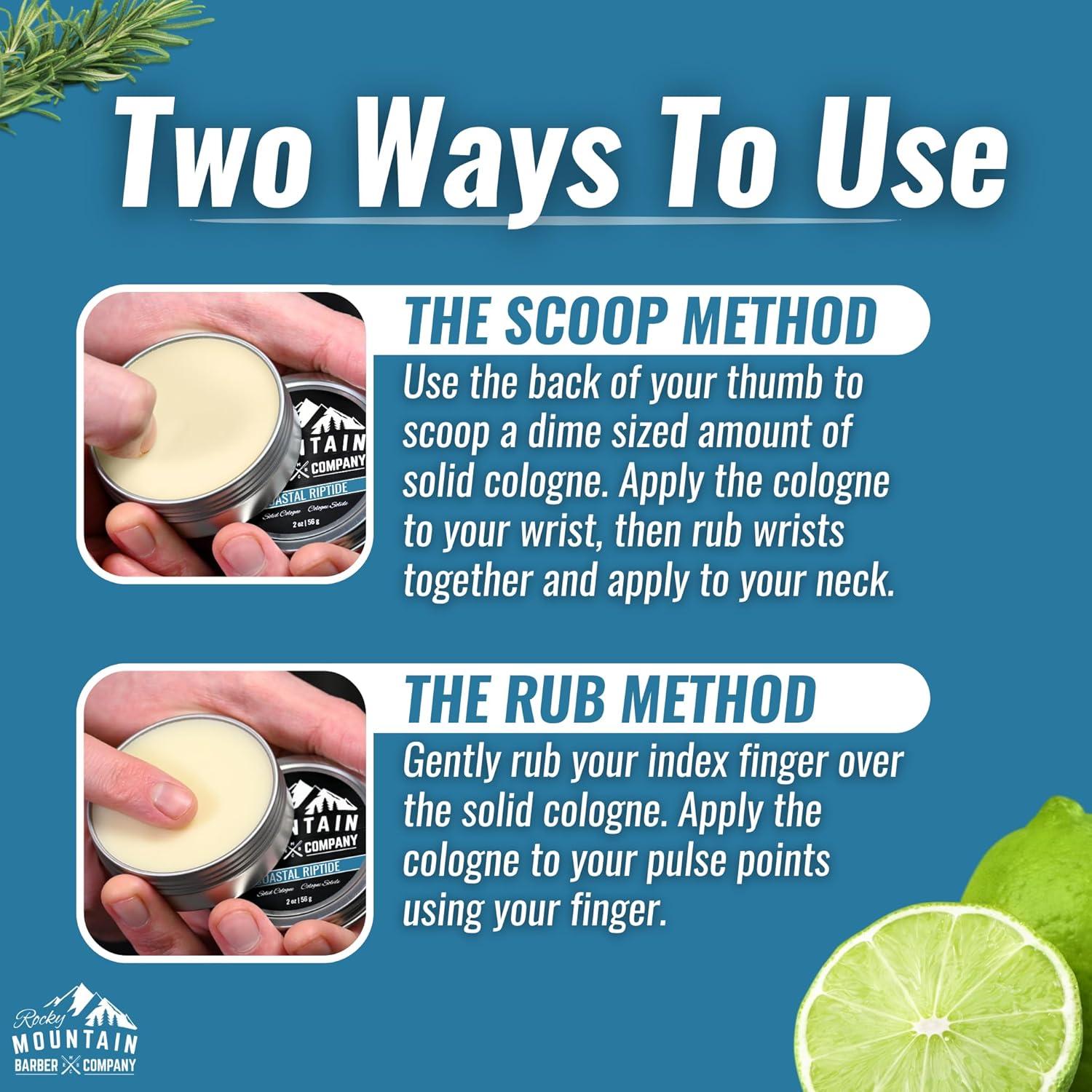 Colonia Sólida para Hombres Rocky Mountain - Corriente Costera 56.7g