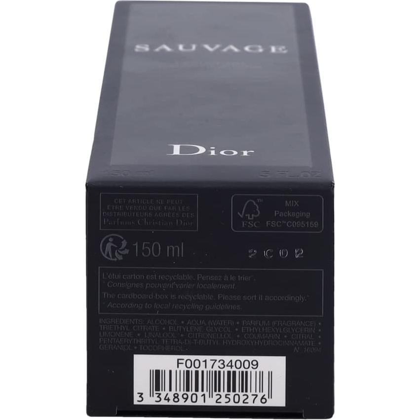 Desodorante en Spray Christian Dior Sauvage 150 ml Hombre