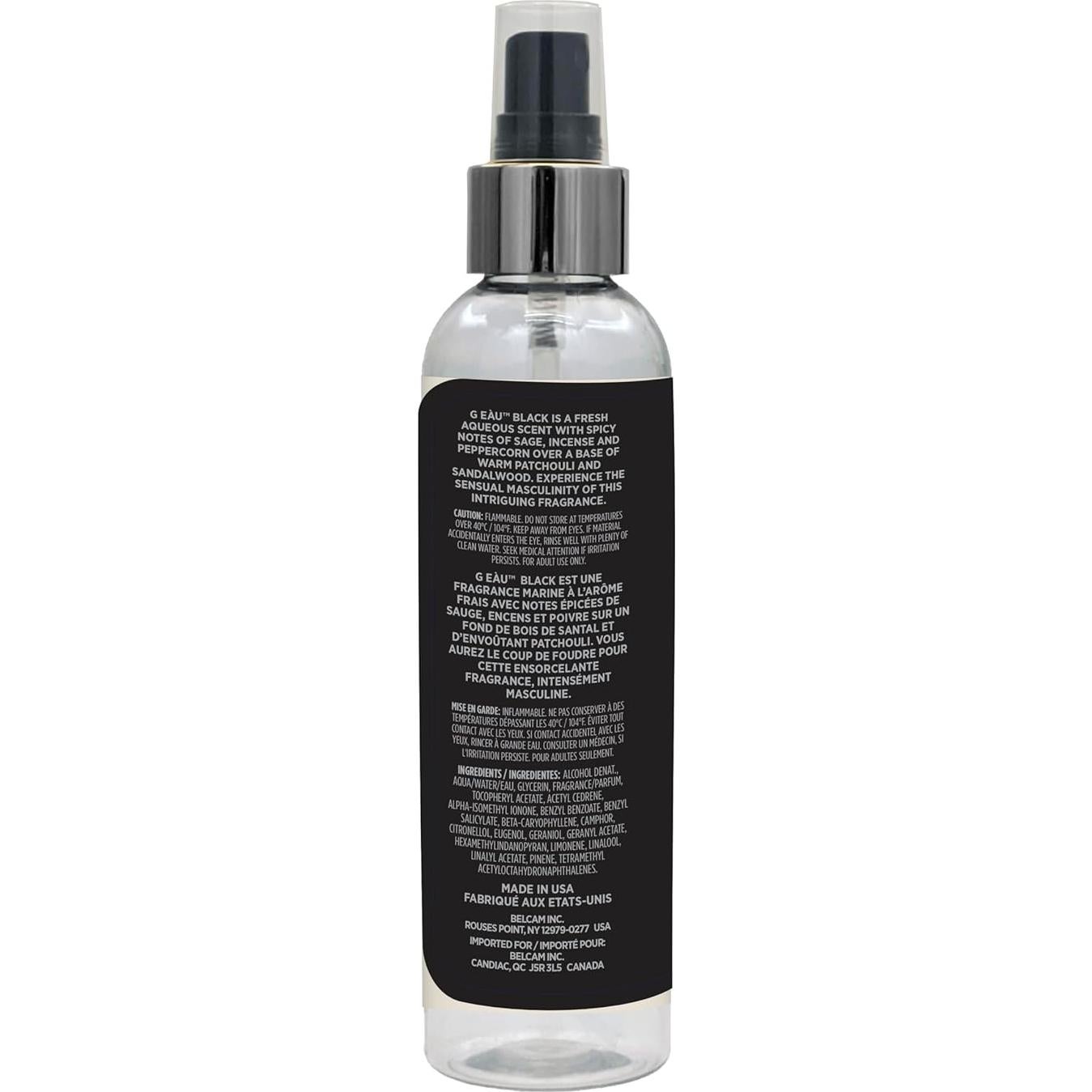 Spray Corporal Todo En Uno PB ParfumsBelcam G eàu Black 177 mL