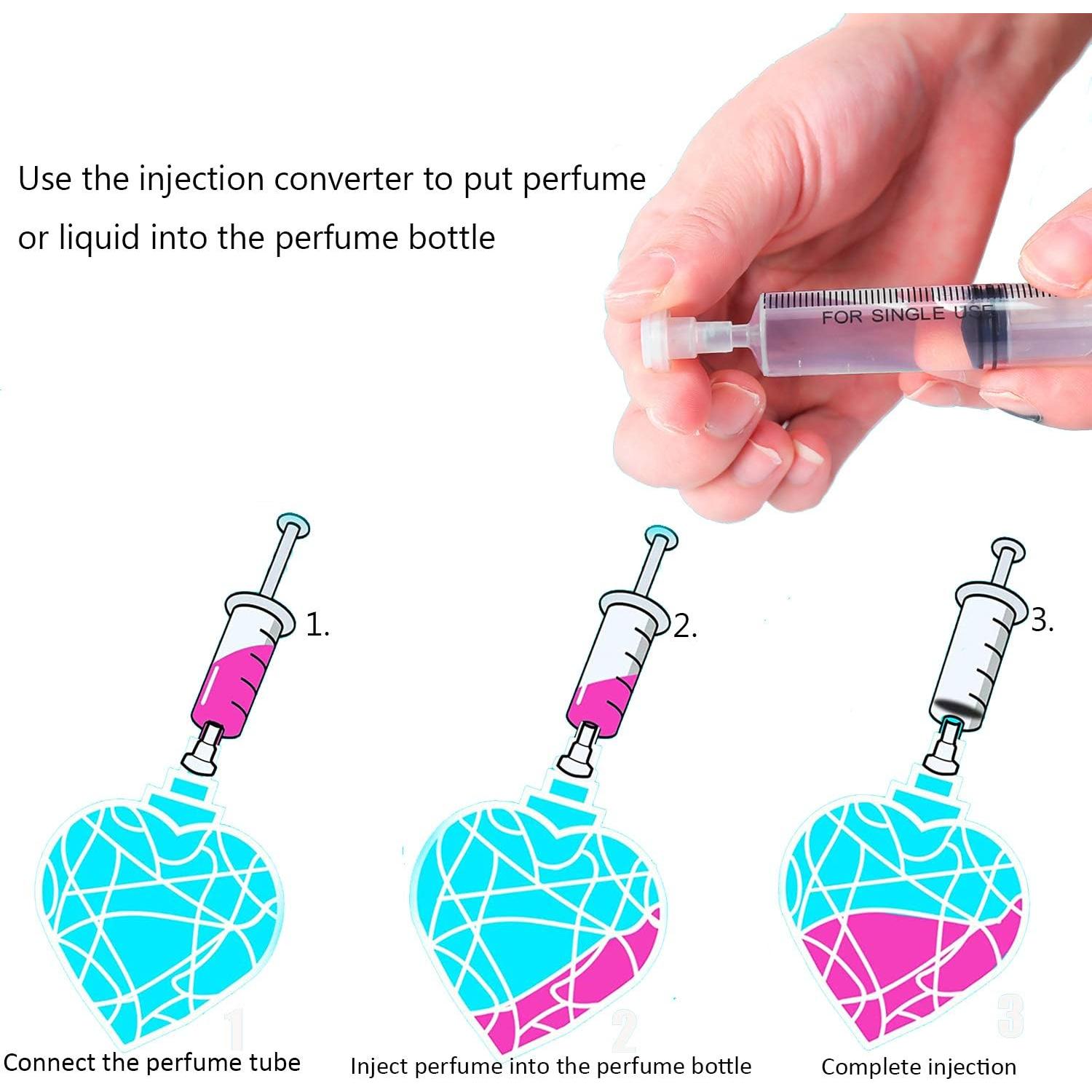 Kit de Recarga de Perfume Yujin Beautyworld 10ml con Jeringas y Adaptadores