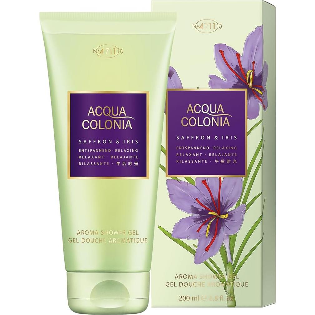Gel de Ducha 4711 Aroma Azafrán e Iris 198g