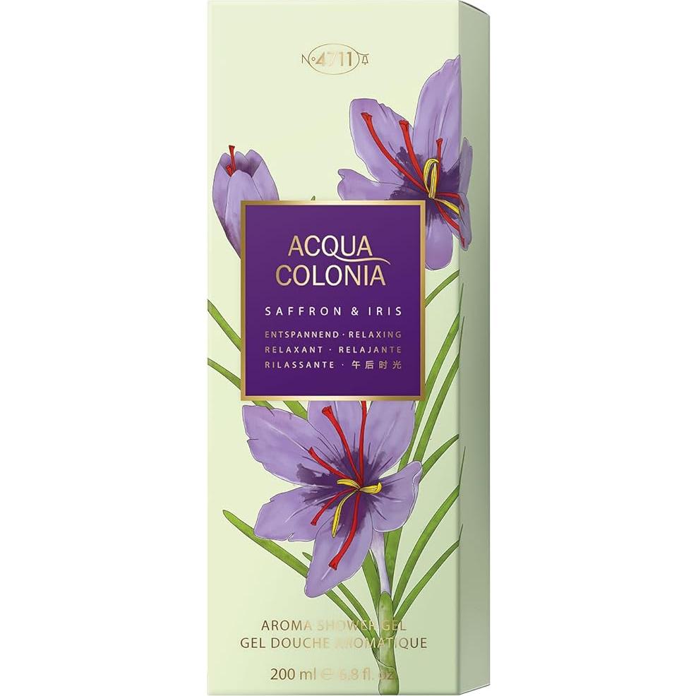 Gel de Ducha 4711 Aroma Azafrán e Iris 198g