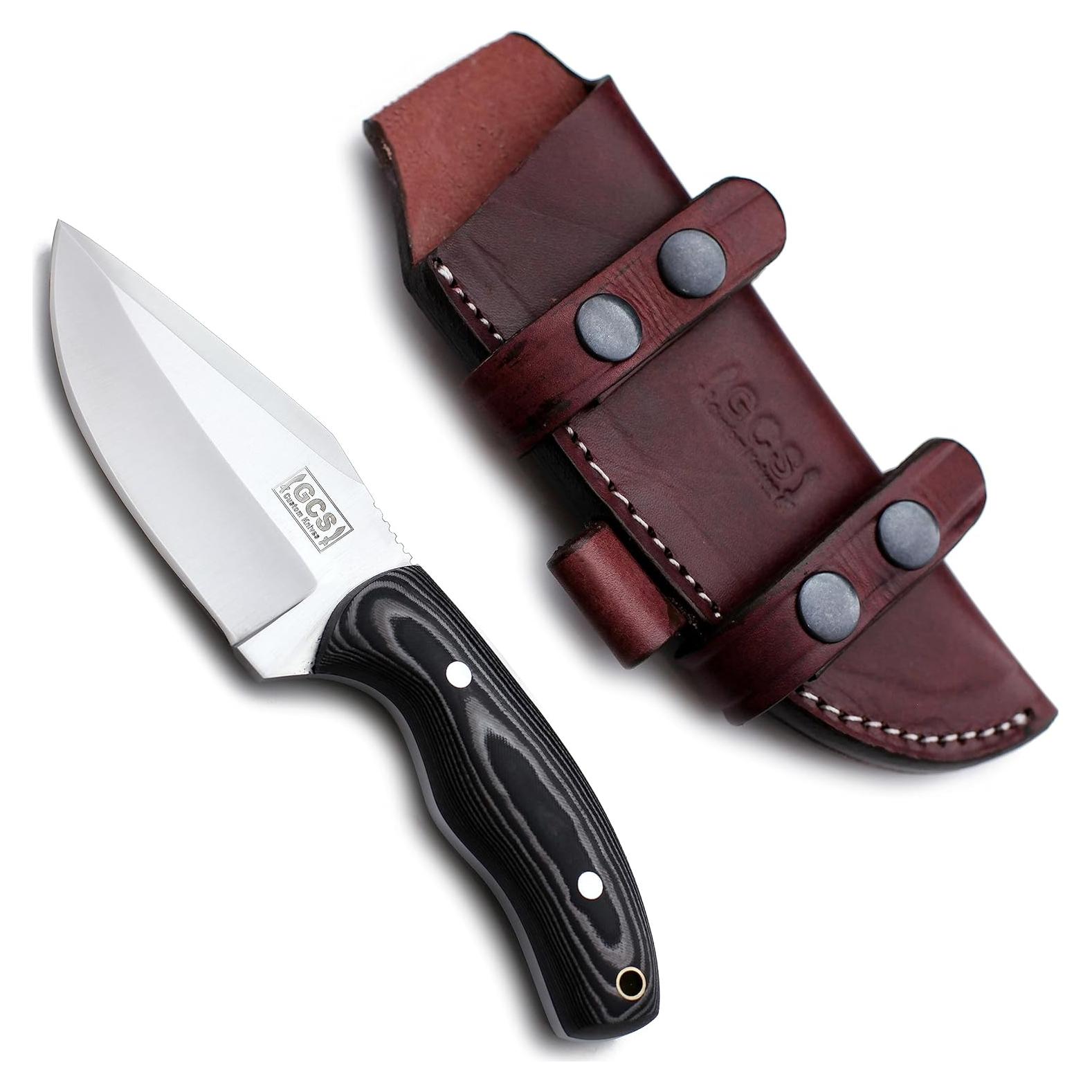 Cuchillo Táctico de Caza GCS 762 Hecho a Mano Acero D2 20.32 cm