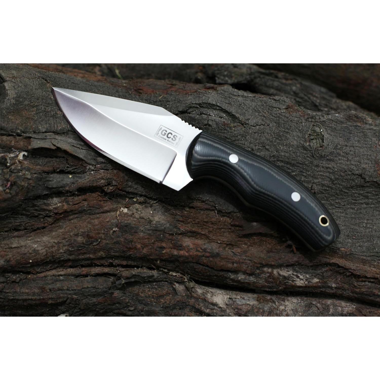 Cuchillo Táctico de Caza GCS 762 Hecho a Mano Acero D2 20.32 cm