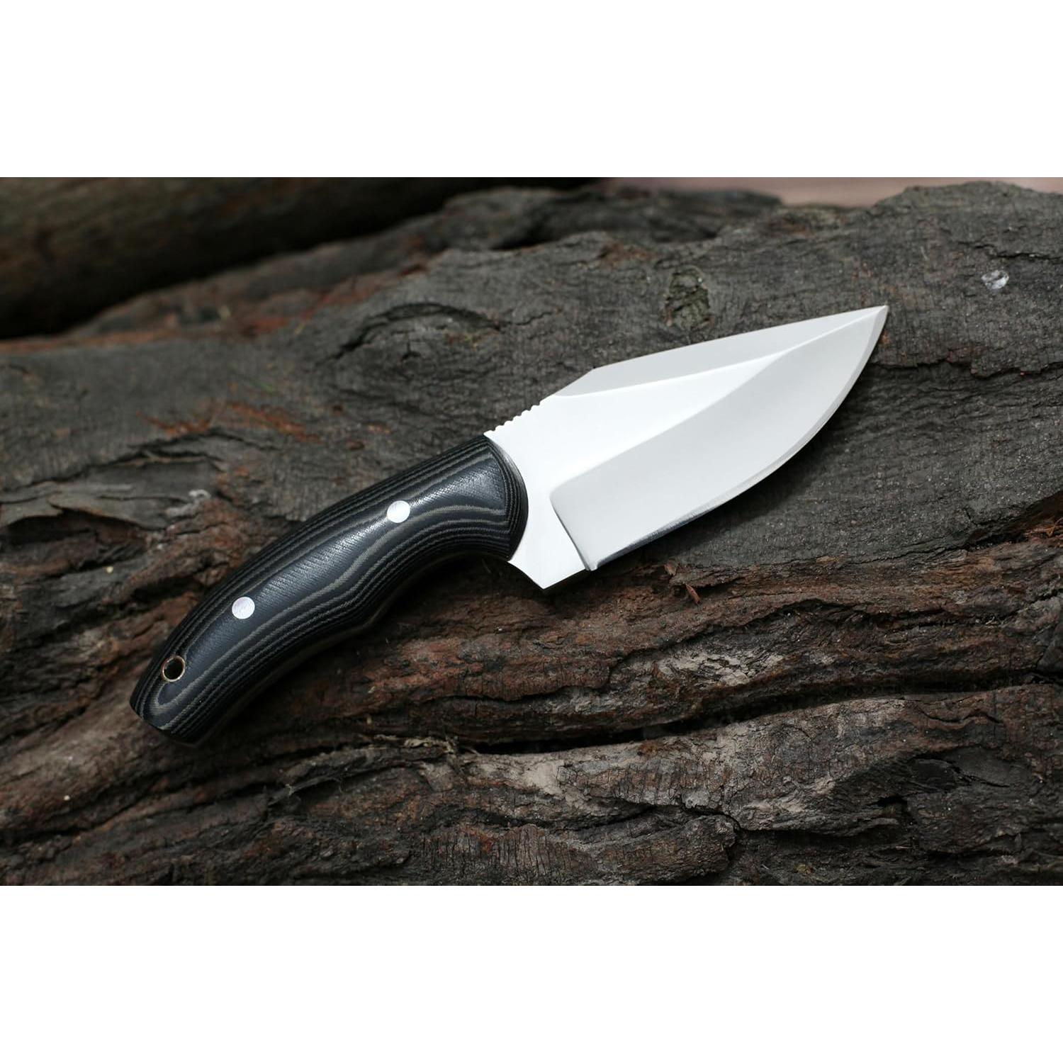 Cuchillo Táctico de Caza GCS 762 Hecho a Mano Acero D2 20.32 cm