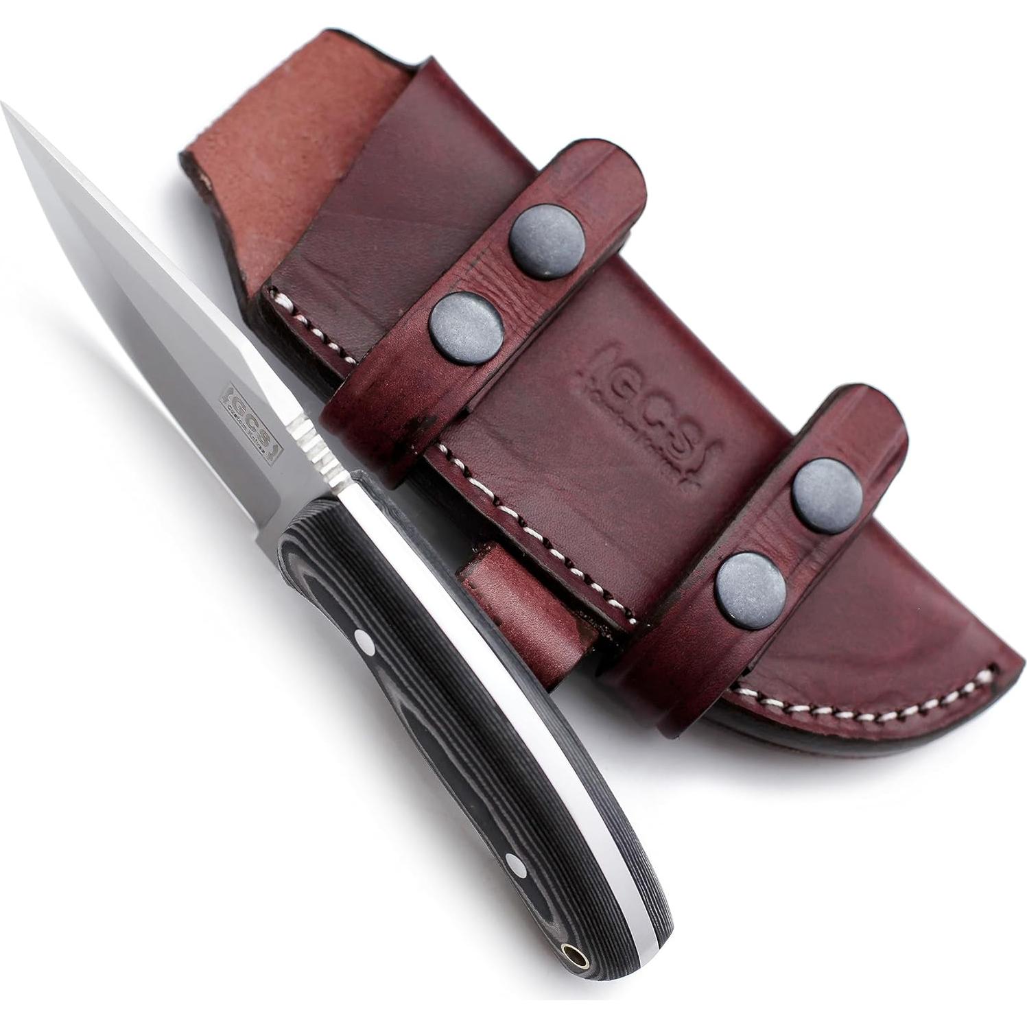 Cuchillo Táctico de Caza GCS 762 Hecho a Mano Acero D2 20.32 cm