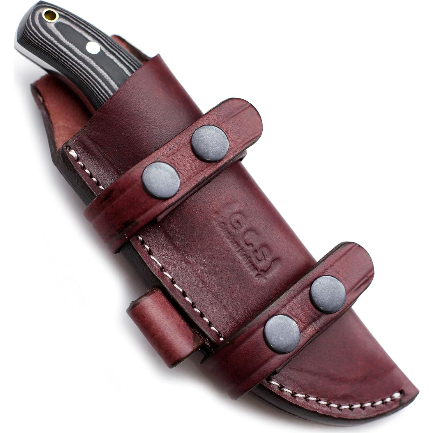 Cuchillo Táctico de Caza GCS 762 Hecho a Mano Acero D2 20.32 cm