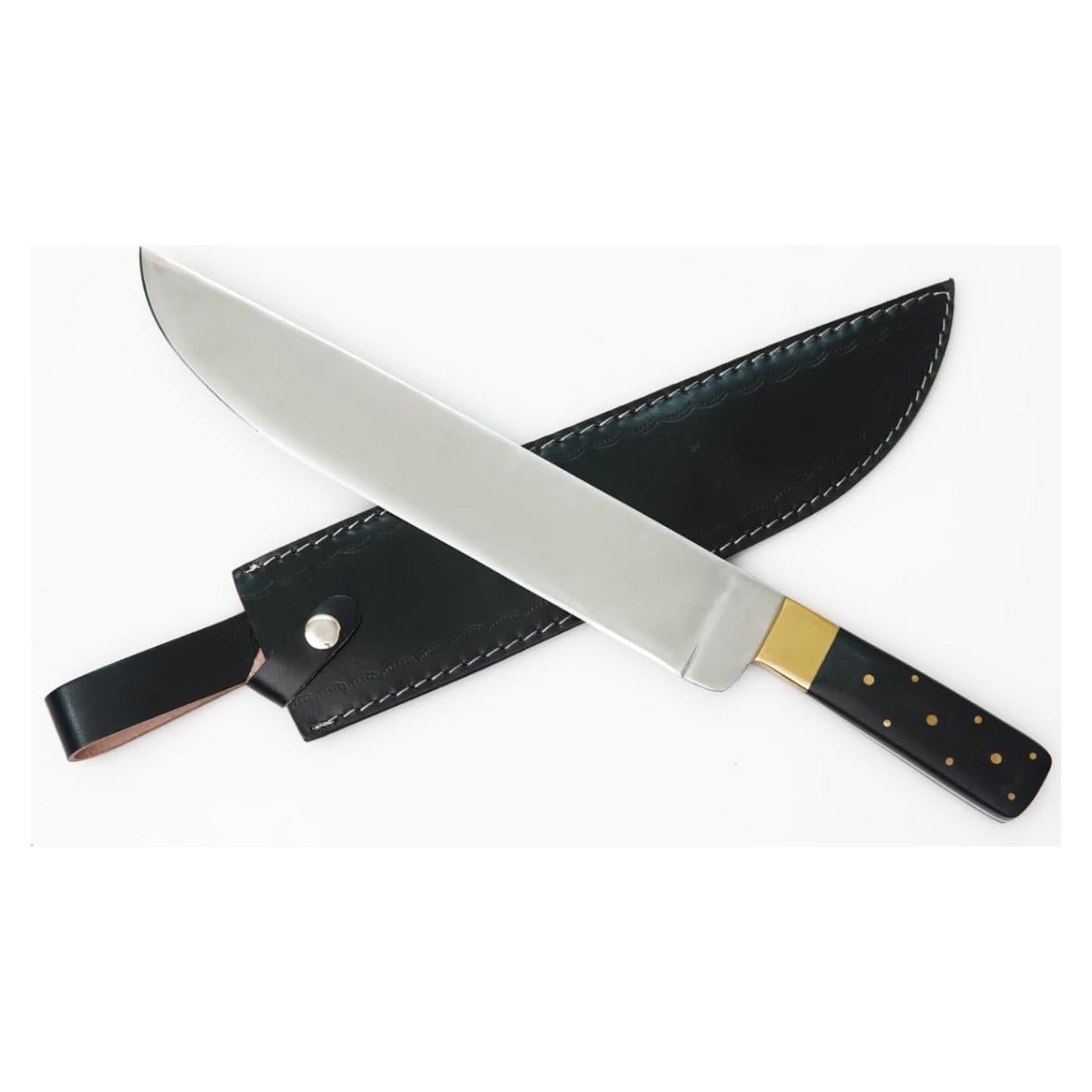 Cuchillo Bowie Grande Genérico 43.18 cm con Funda Negra