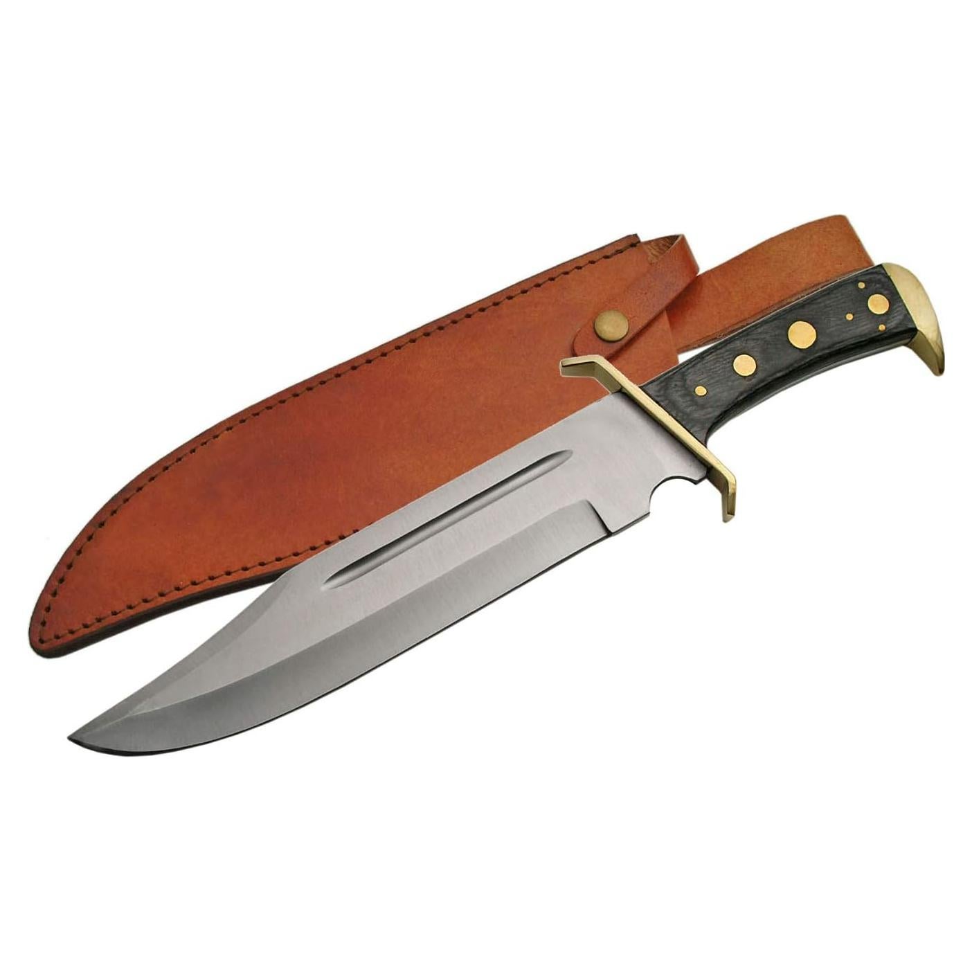 Cuchillo Bowie SZCO 41.91 cm Acero Inoxidable Mango Pakkawood