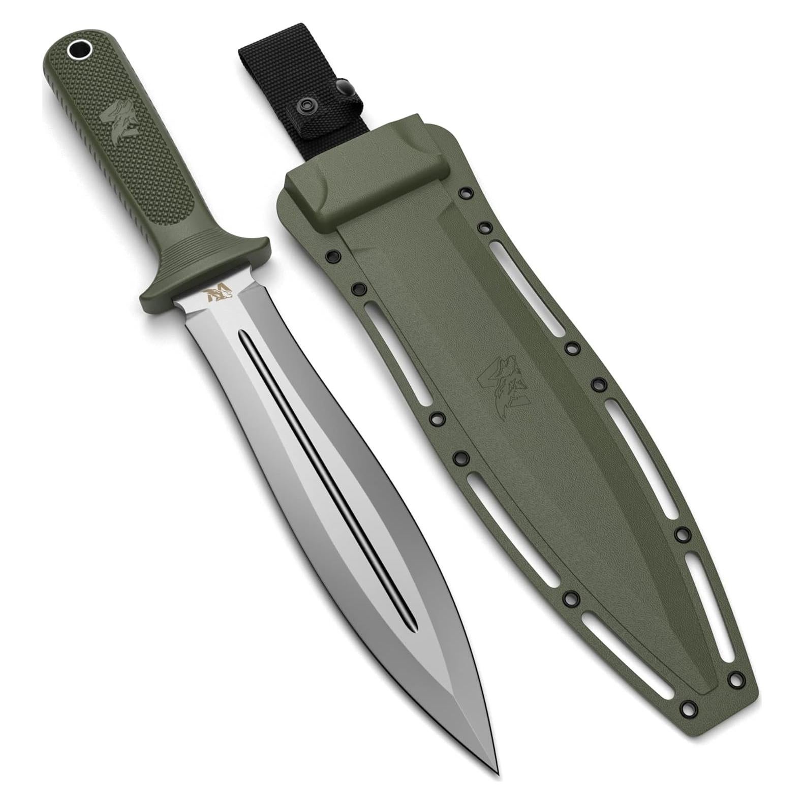 Cuchillo de Caza Odenwolf W-SowCatcher 9" Doble Filo TPE