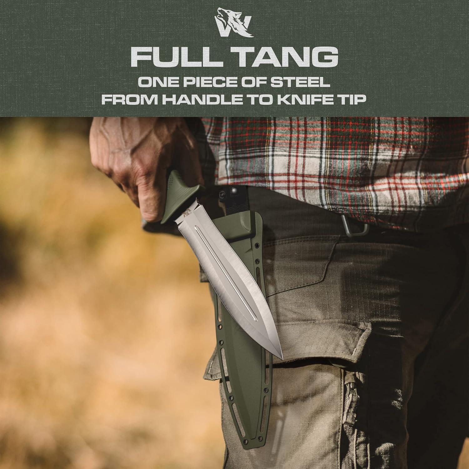 Cuchillo de Caza Odenwolf W-SowCatcher 9" Doble Filo TPE