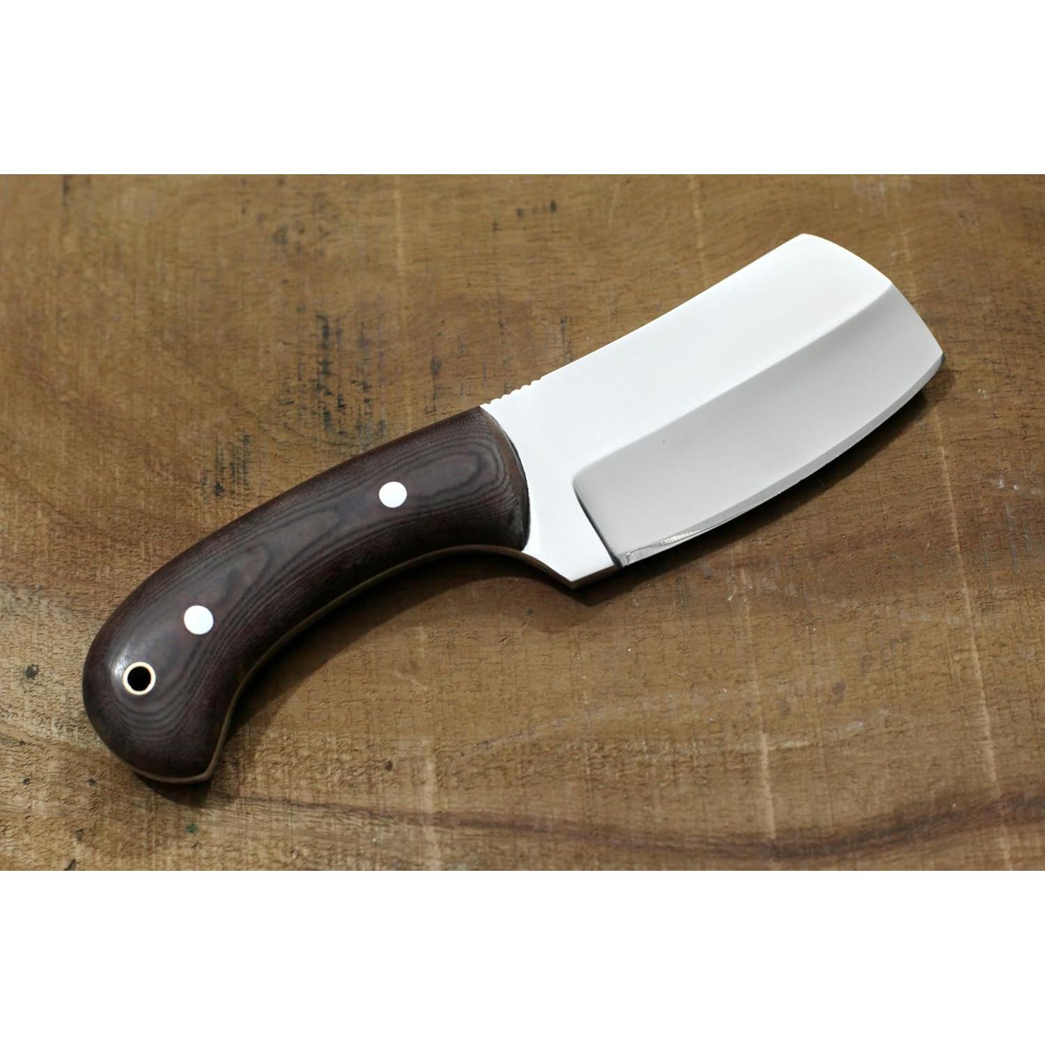 Cuchillo Táctico de Caza GCS 16 con Mango de Micarta y Funda
