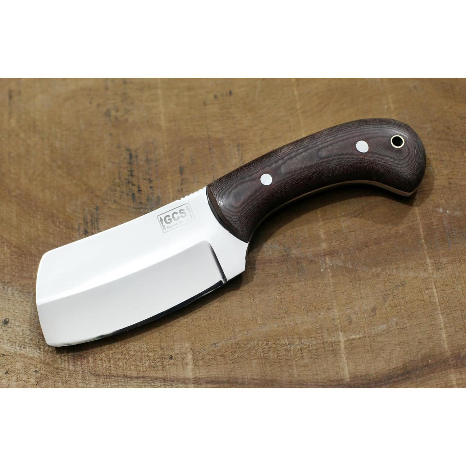 Cuchillo Táctico de Caza GCS 16 con Mango de Micarta y Funda