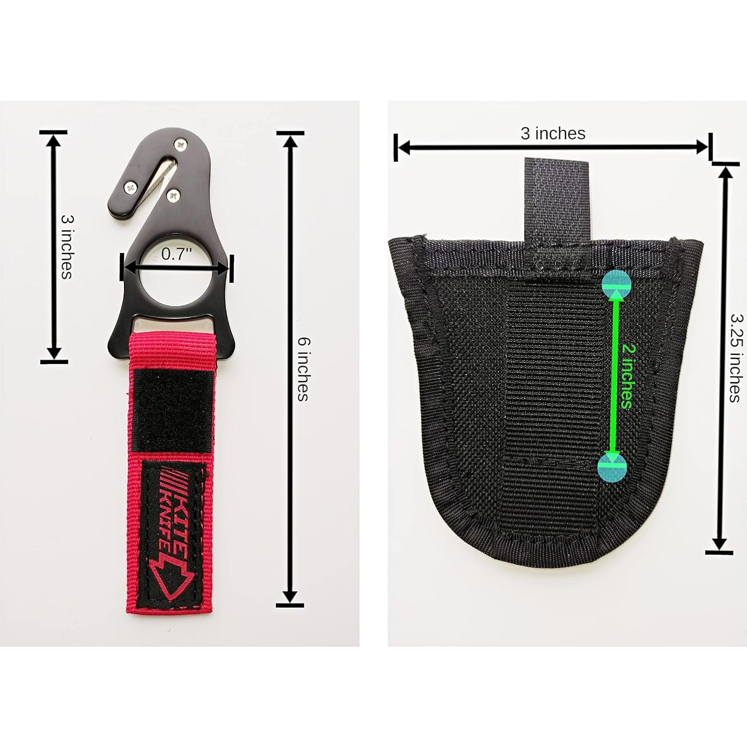 Arnés de Seguridad para Parapente y Paracaidismo Haihong Rojo/Negro