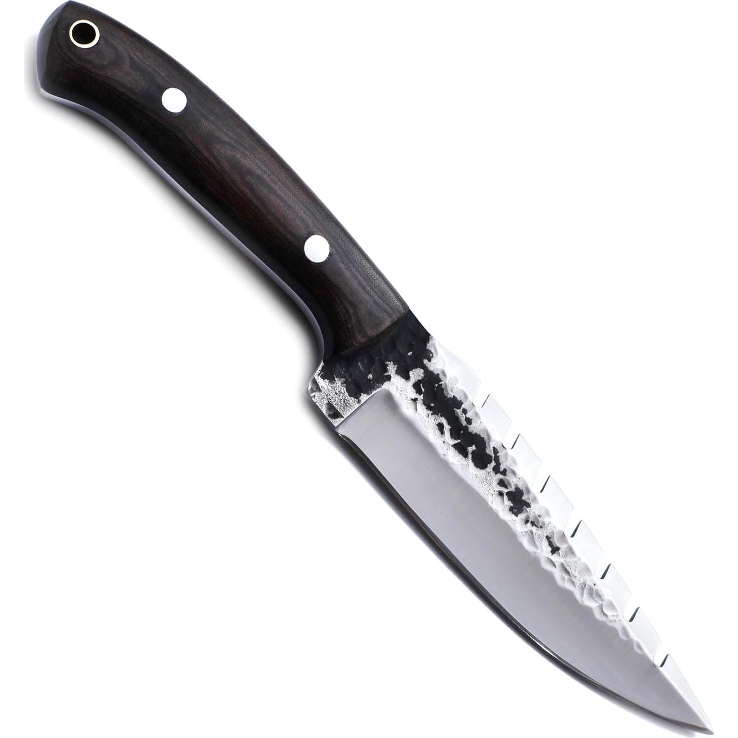 Cuchillo Táctico GCS 910B Hecho a Mano con Mango de Micarta