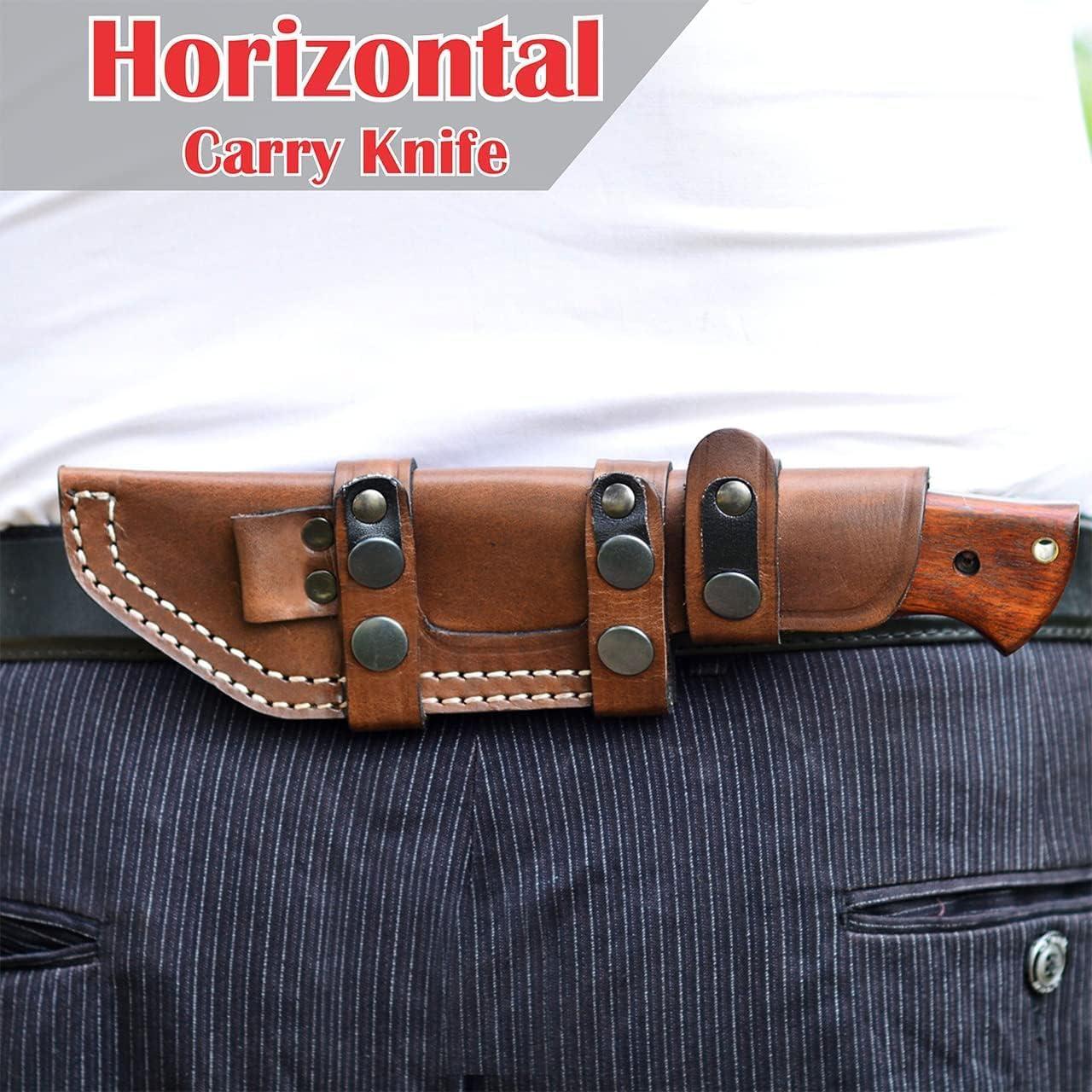 Cuchillo Rastreador FH TRADERS de Caza Hoja Fija 24.4cm