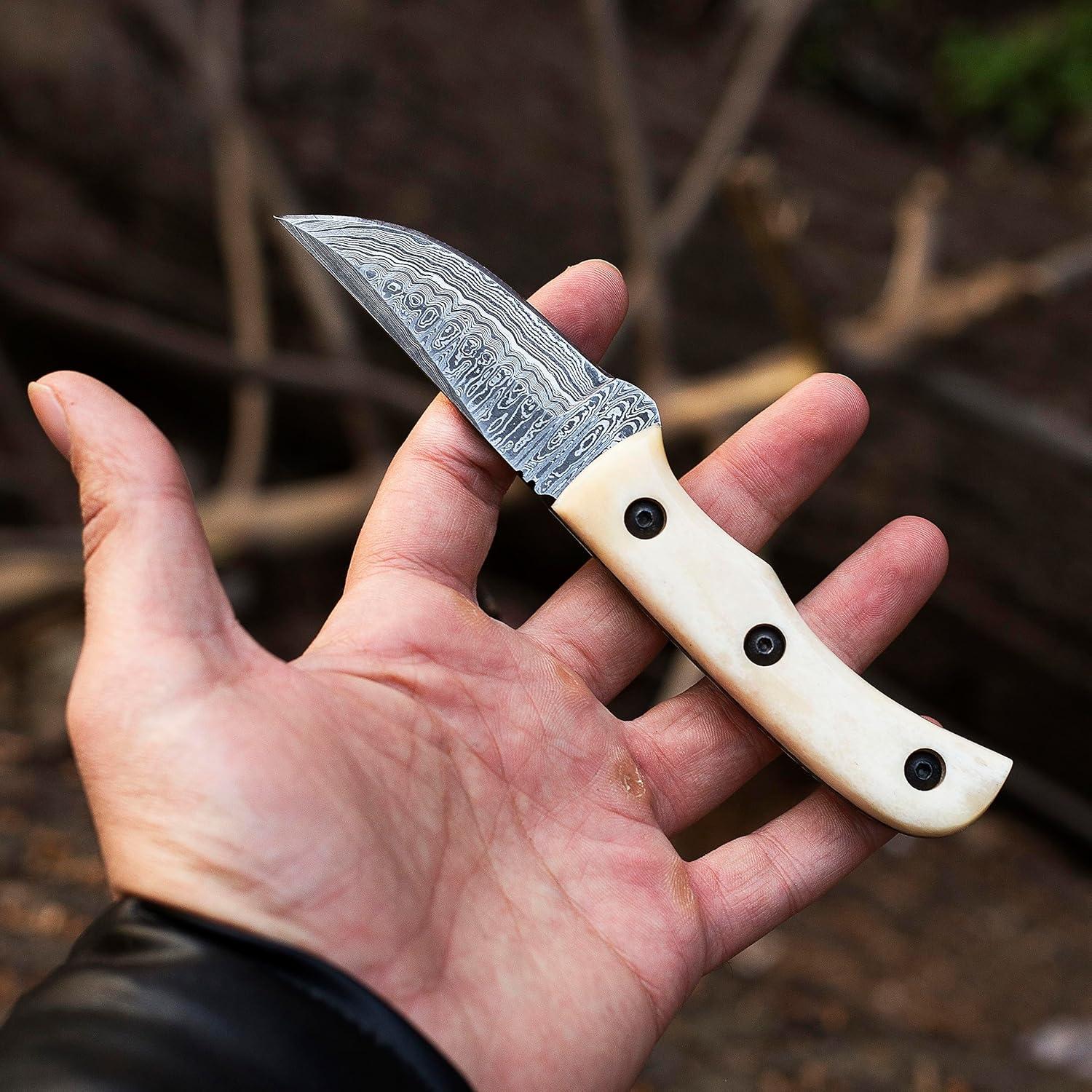 Cuchillo de Caza YA FORGE PREDATOR-EDC 7" Acero Damasco