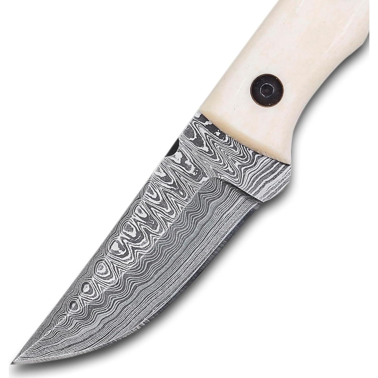 Cuchillo de Caza YA FORGE PREDATOR-EDC 7" Acero Damasco