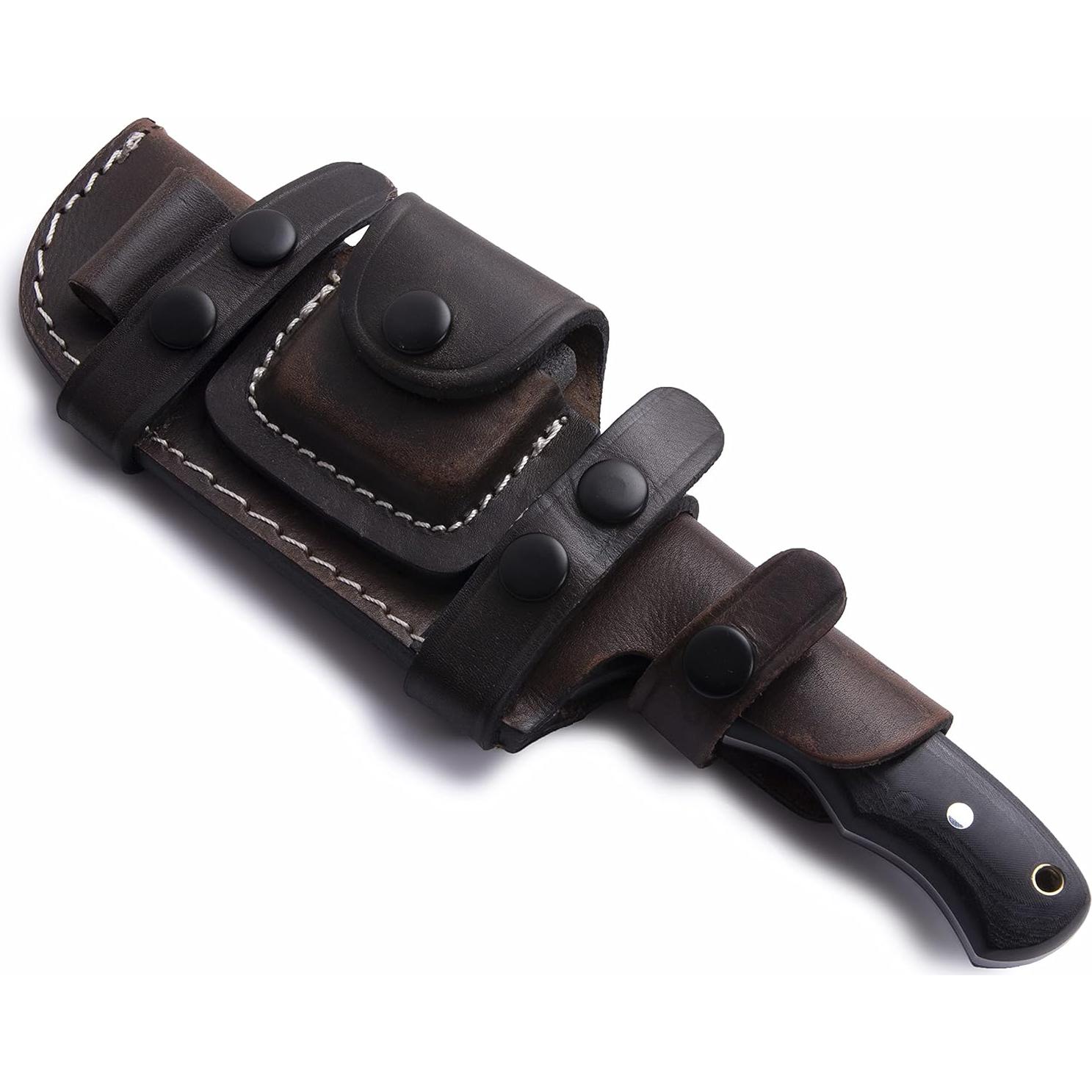 Cuchillo de Supervivencia GCS115 - Acero D2, Mango Micarta, 27.31 cm