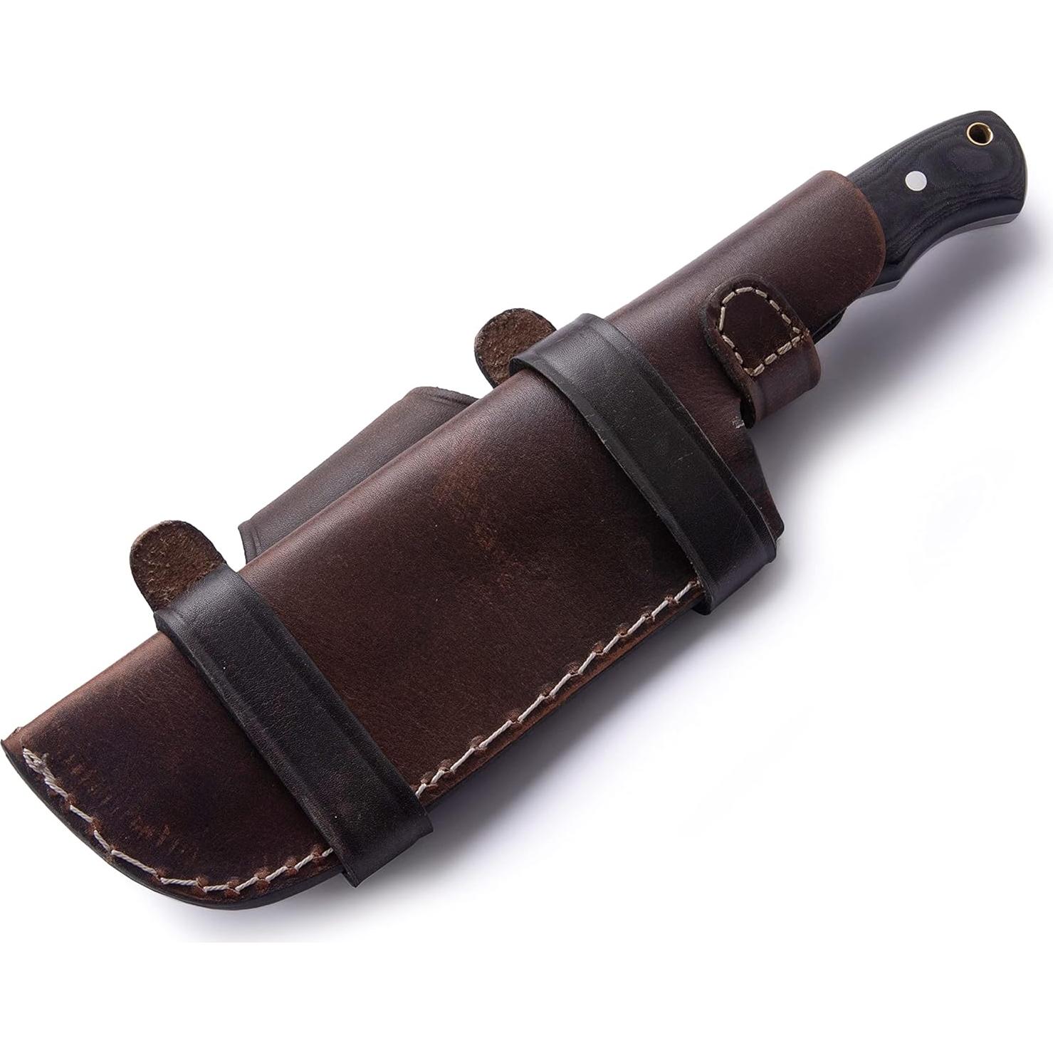 Cuchillo de Supervivencia GCS115 - Acero D2, Mango Micarta, 27.31 cm