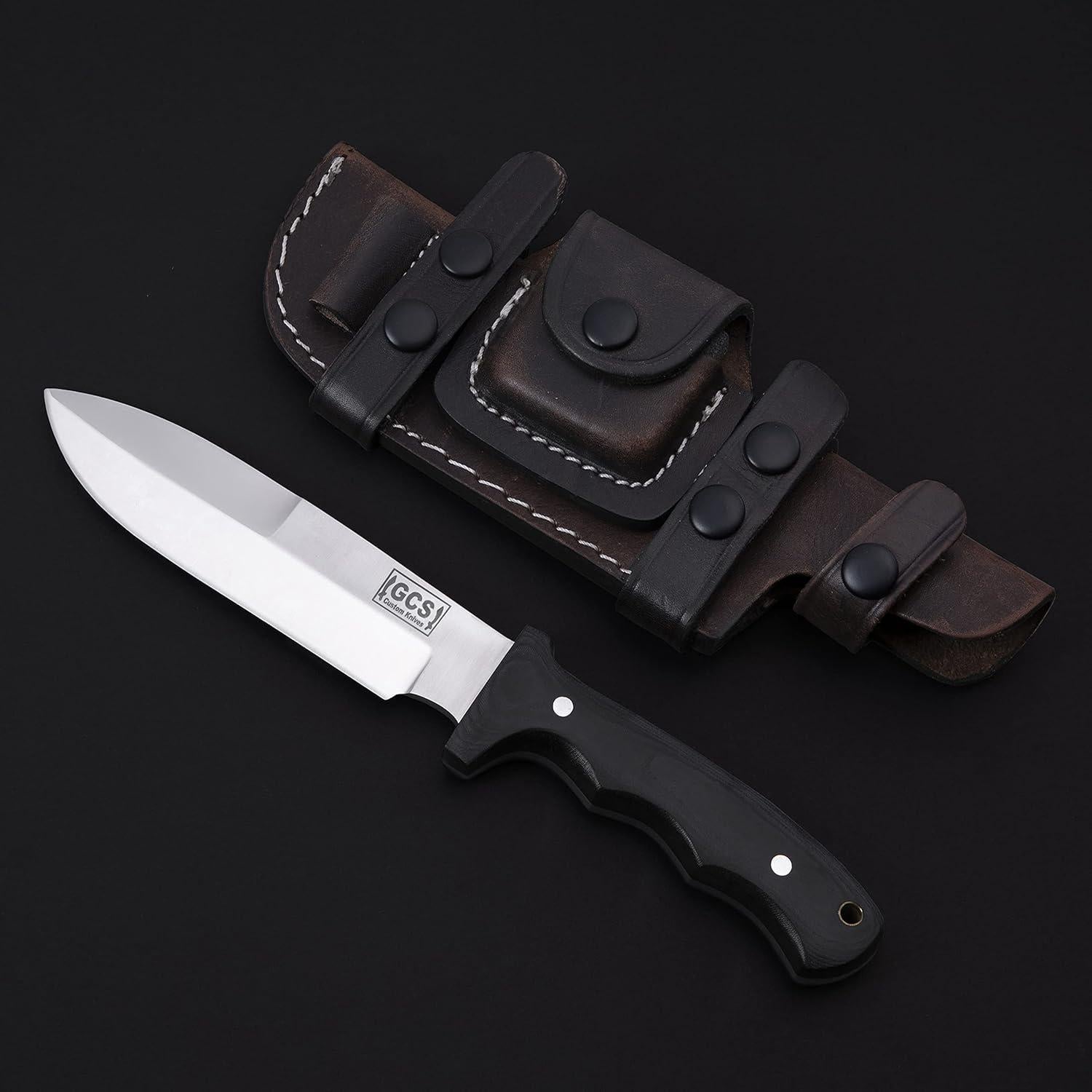Cuchillo de Supervivencia GCS115 - Acero D2, Mango Micarta, 27.31 cm