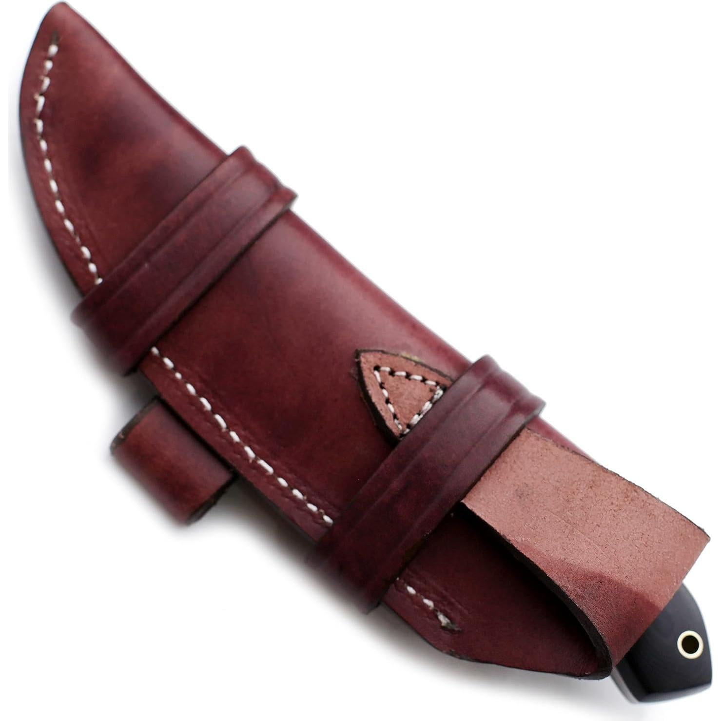 Cuchillo de Caza GCS 758 Hecho a Mano con Funda de Cuero