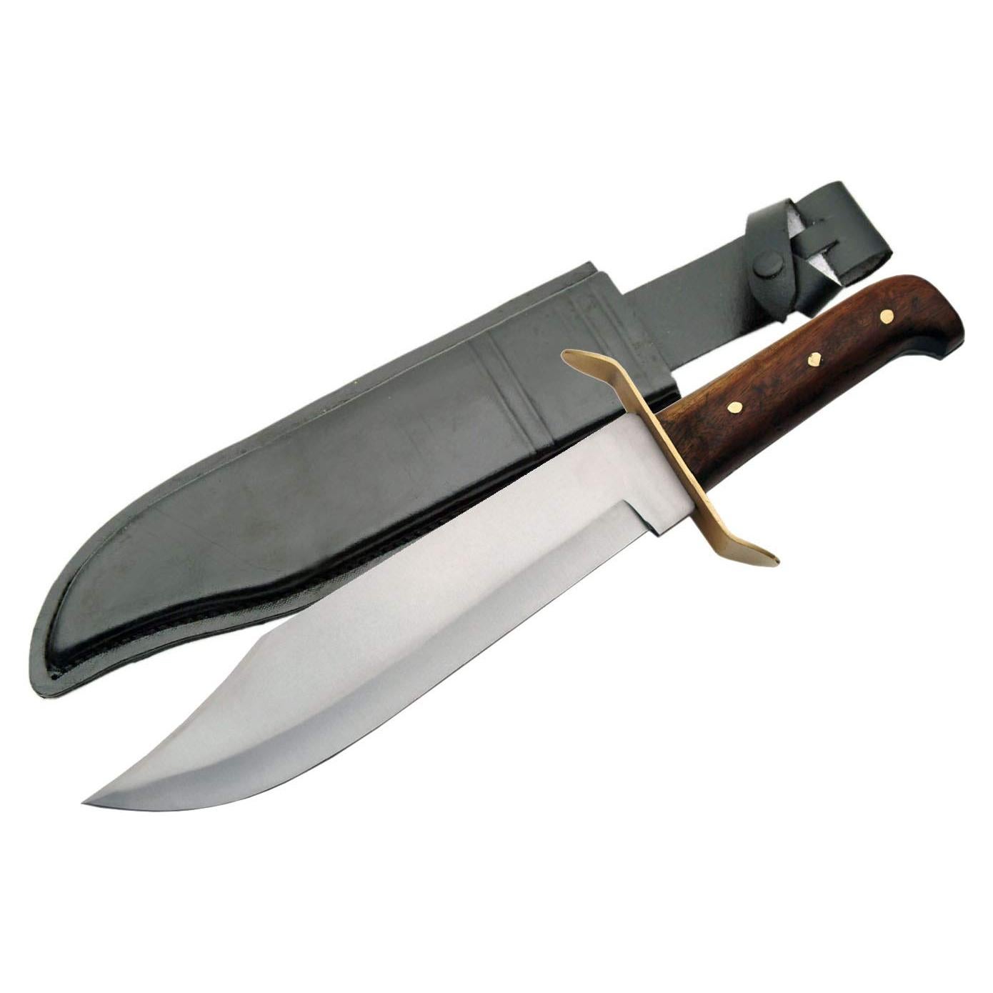 Cuchillo de Caza Bowie SZCO 38.1 cm Acero Inoxidable con Funda