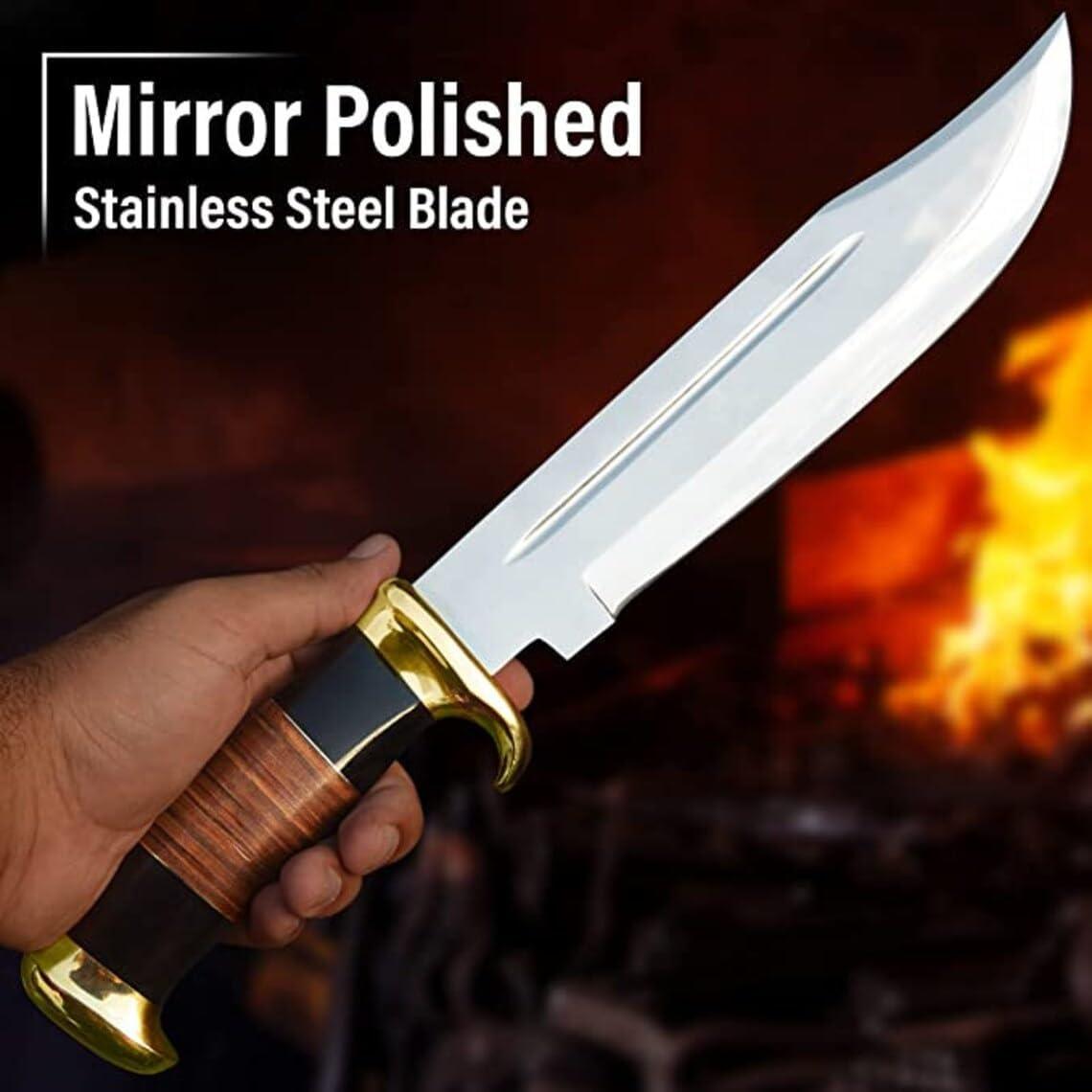 Cuchillo Bowie Grande LH LIMASSOL 38.1 cm Acero Inoxidable D2