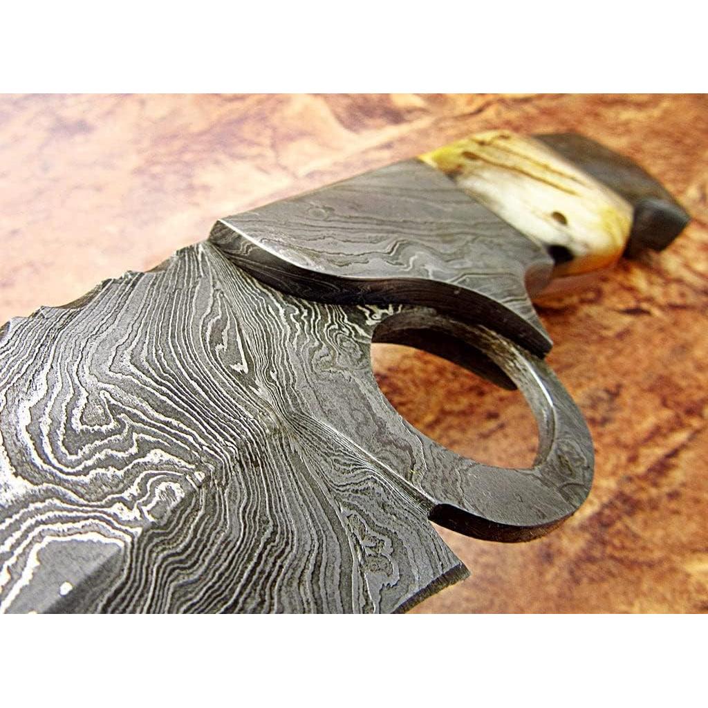 Cuchillo Bowie Poshland RG-213 Acero Damasco 38.1 cm