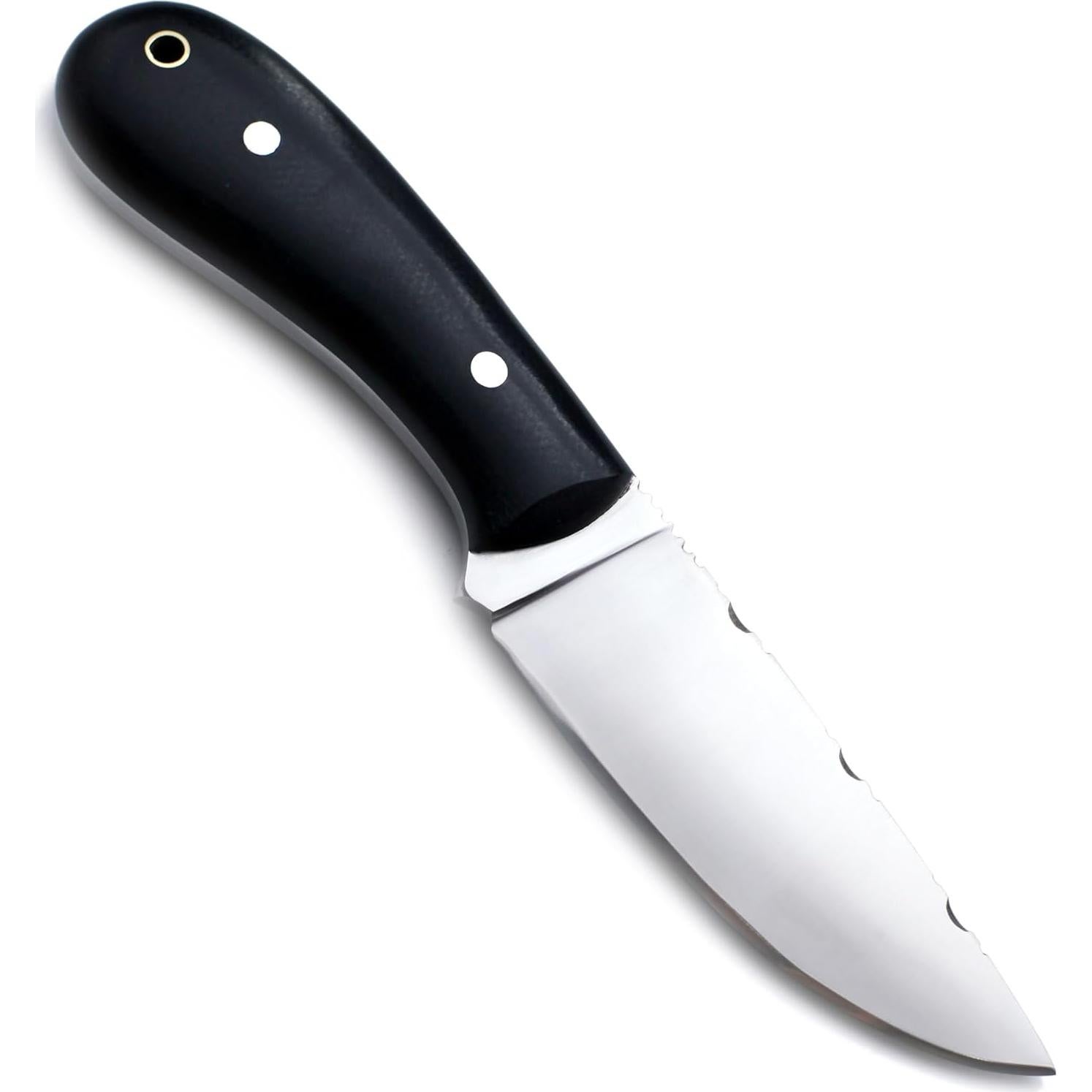 Cuchillo de Caza GCS 262 Hecho a Mano con Funda de Cuero
