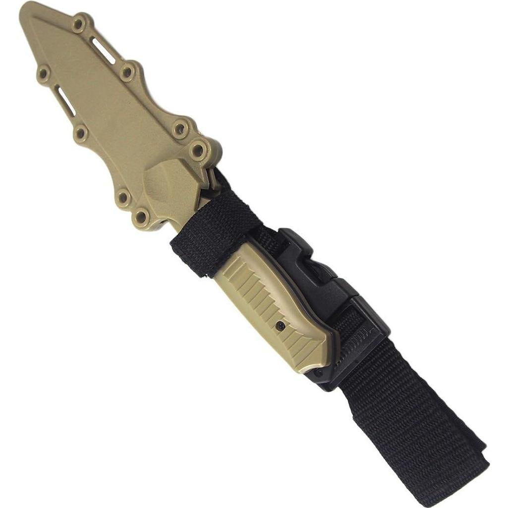 Cuchillo de Entrenamiento de Goma Táctico Tounlinx 30 cm con Funda