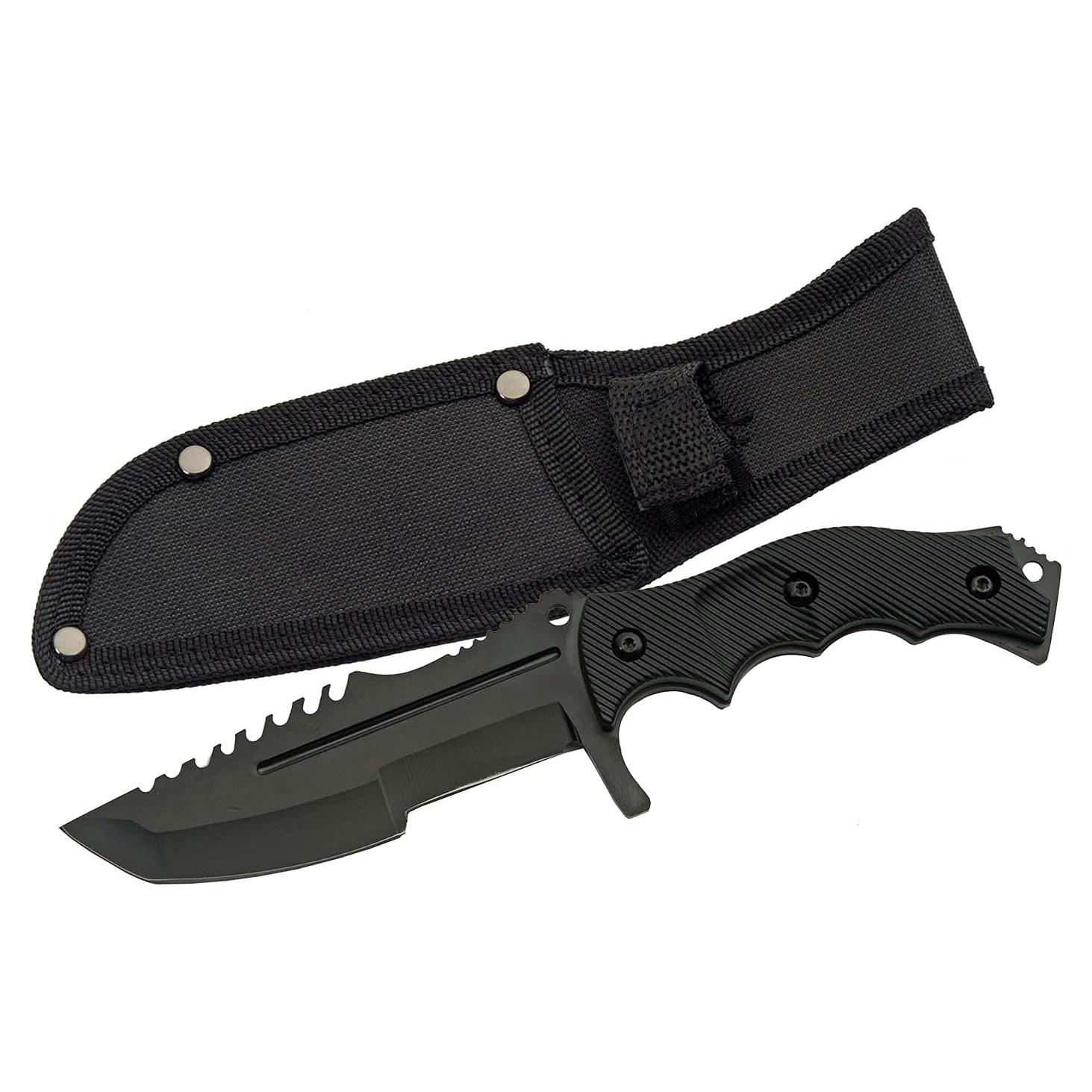 Cuchillo de Supervivencia SZCO 21.6 cm con Funda Nylon