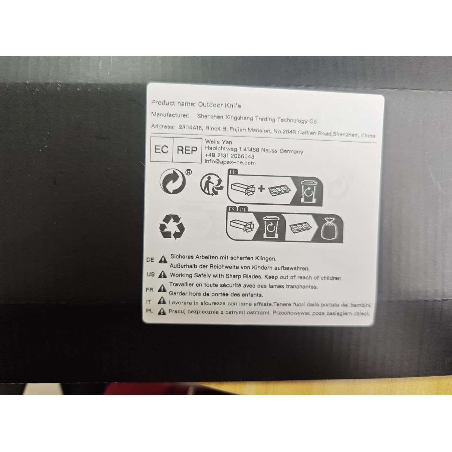 Cuchillo de Caza DRACHENADER TJ-PTG 26 cm Hoja Fija M390