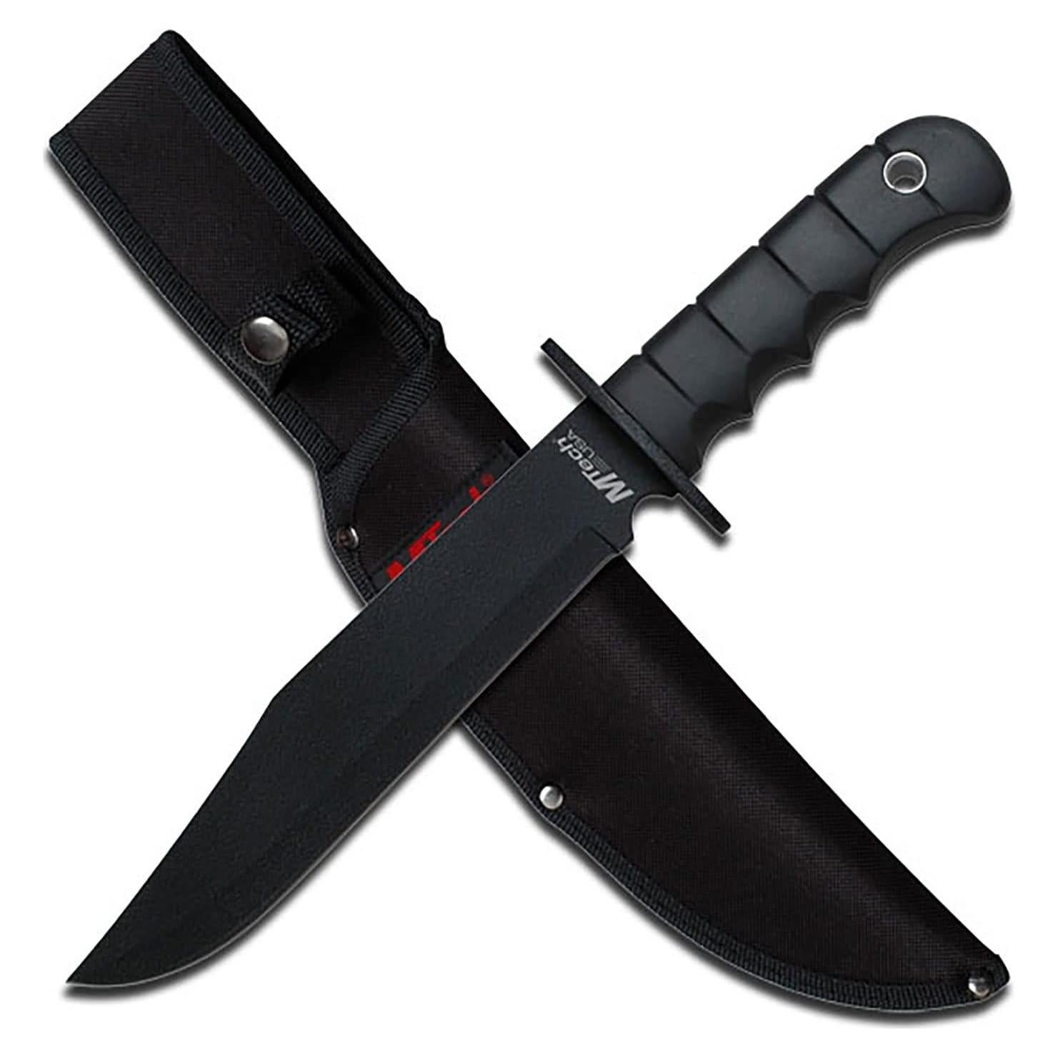 Cuchillo de Hoja Fija MTECH USA MT-096 21.59 cm Negro