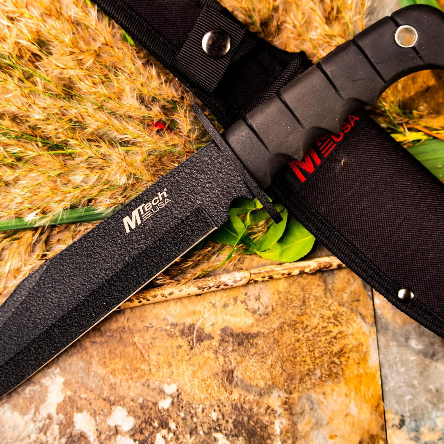 Cuchillo de Hoja Fija MTECH USA MT-096 21.59 cm Negro