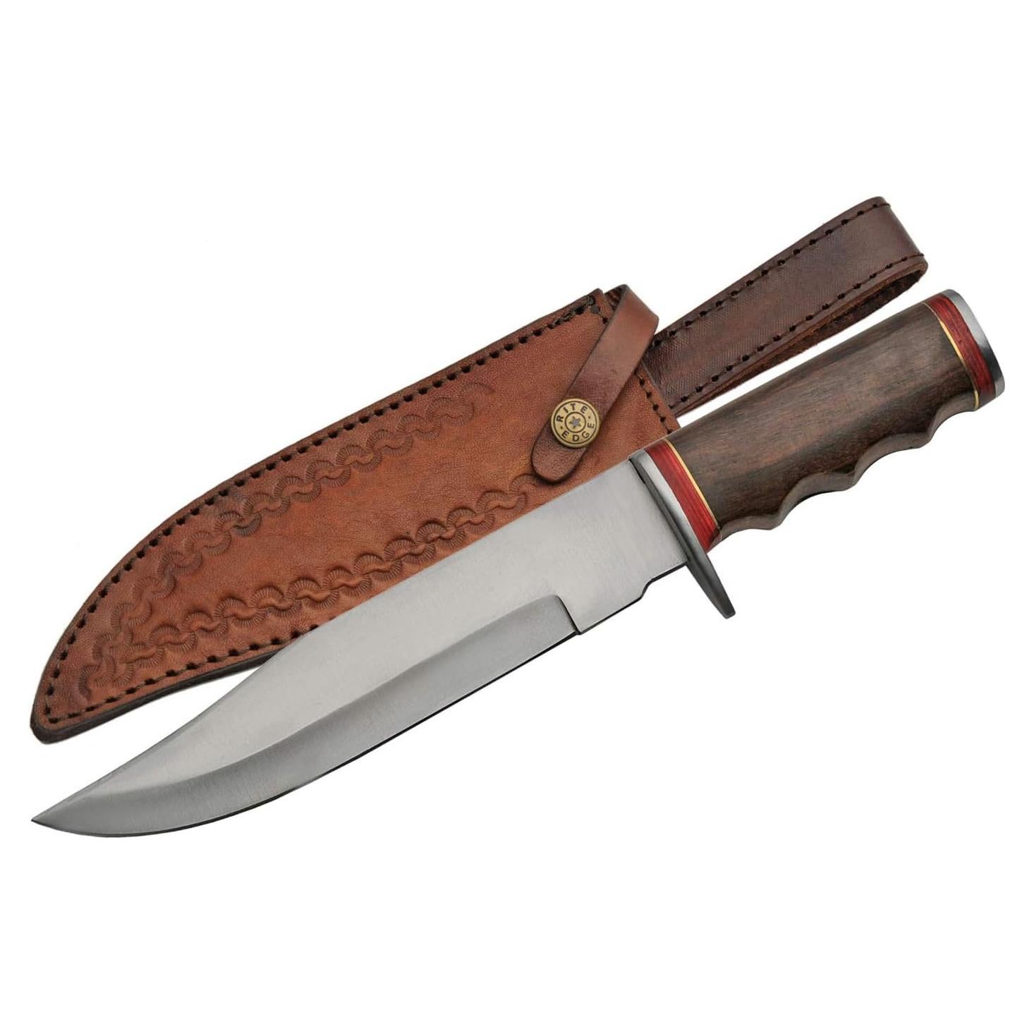 Cuchillo de Caza SZCO 30.48 cm Acero Inoxidable Mango Madera